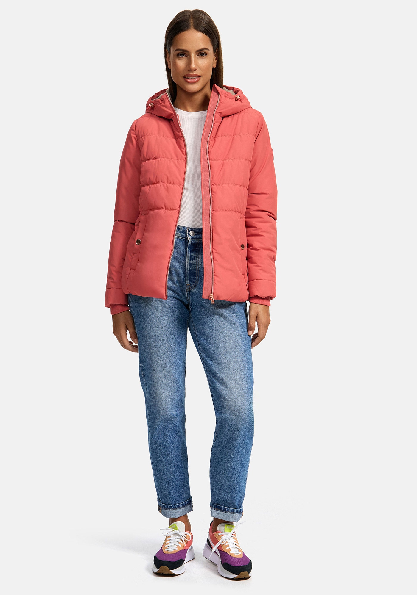 Marikoo Steppjacke »Marikoo Alemee Damen Stepp Jacke N026«