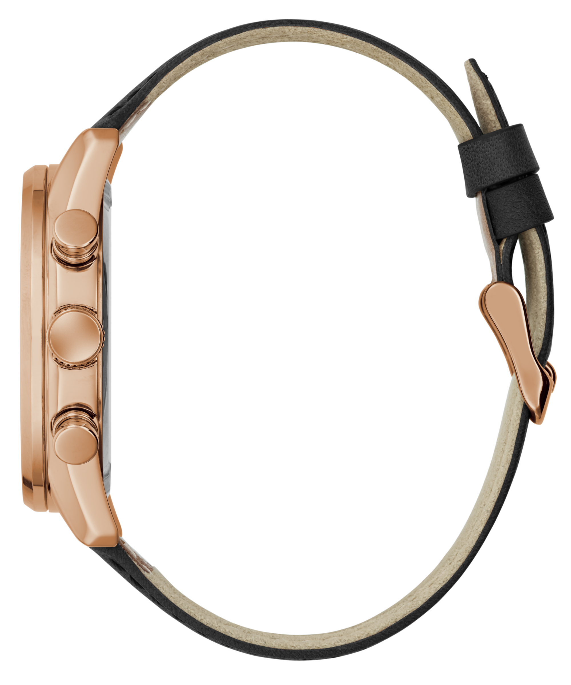 Guess Multifunktionsuhr »DAWSON« Quarzuhr, Armbanduhr, Herrenuhr, Lederarmband