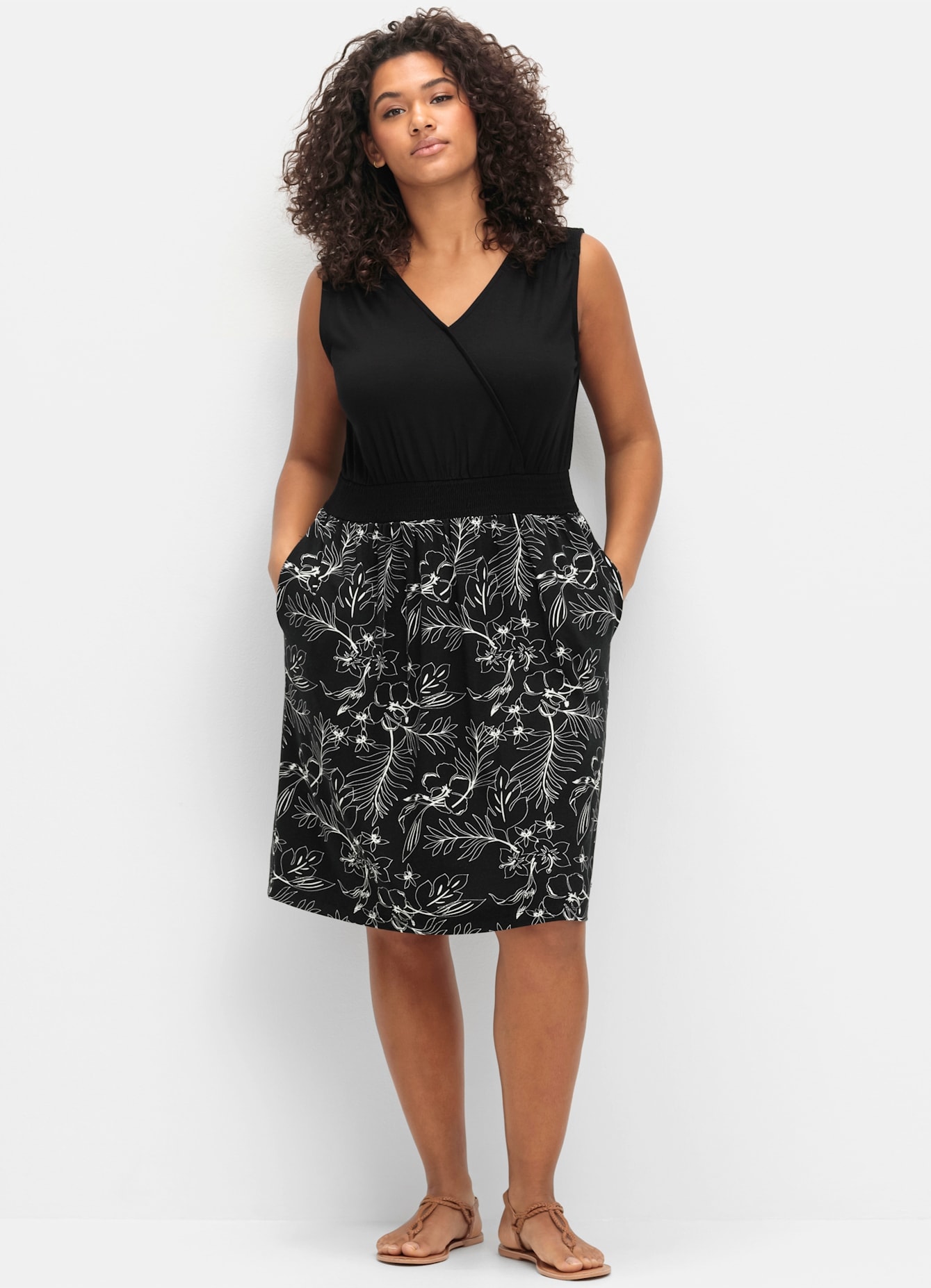 Sheego Jerseykleid »Jerseykleid«