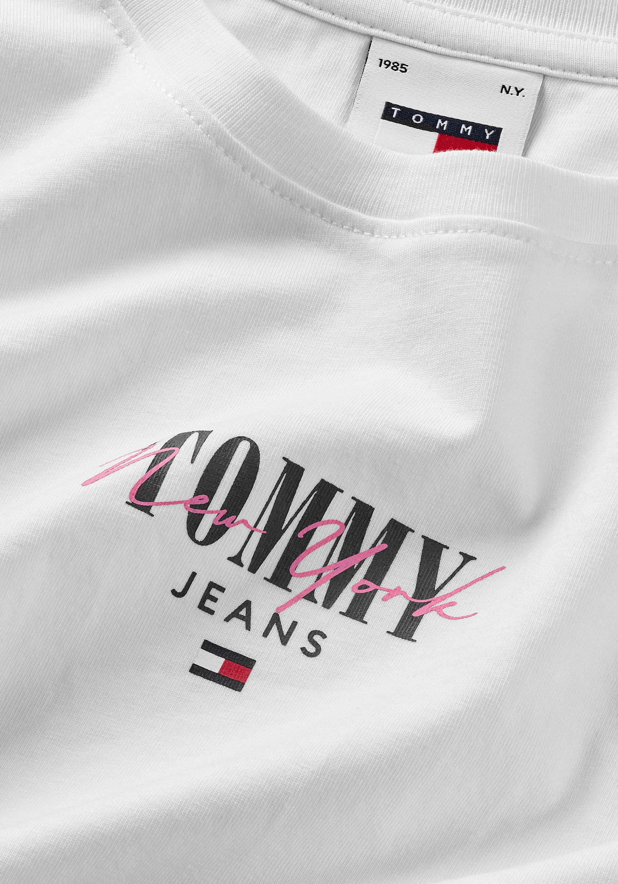 Tommy Jeans Curve T-Shirt »TJW SLIM ESSNTL LOGO 1 TEE EXT«, Große Größen