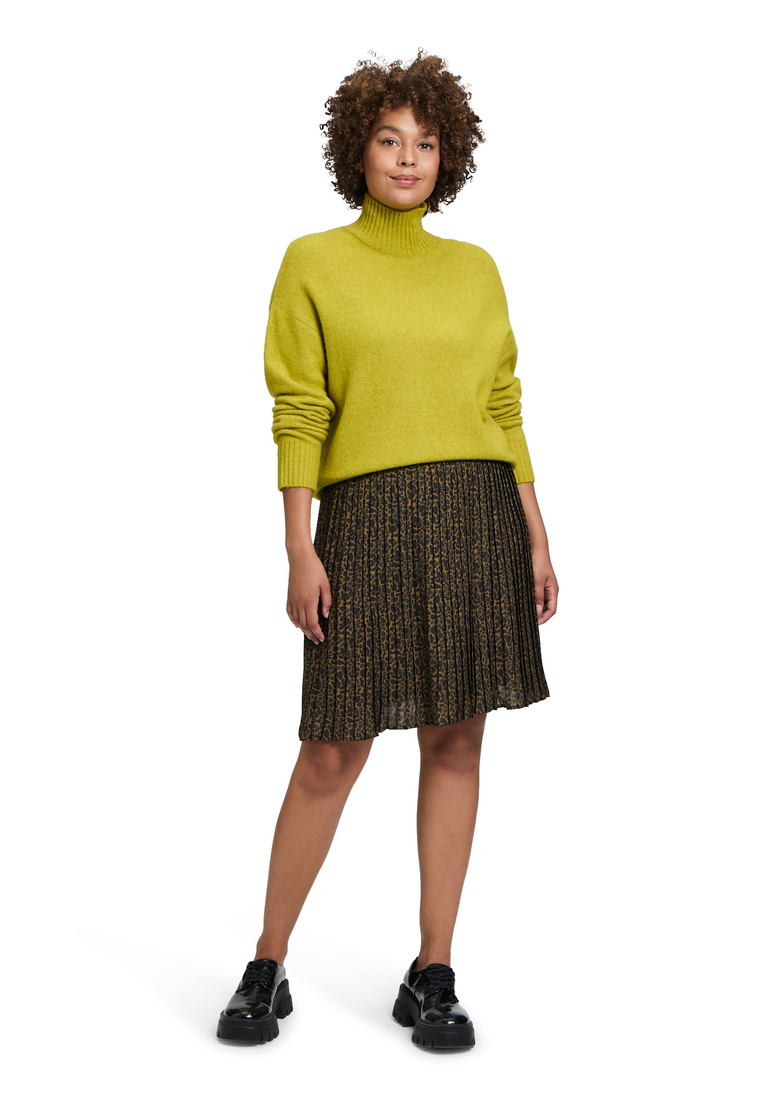 Cartoon Strickpullover »Strickpullover mit Stehkragen«