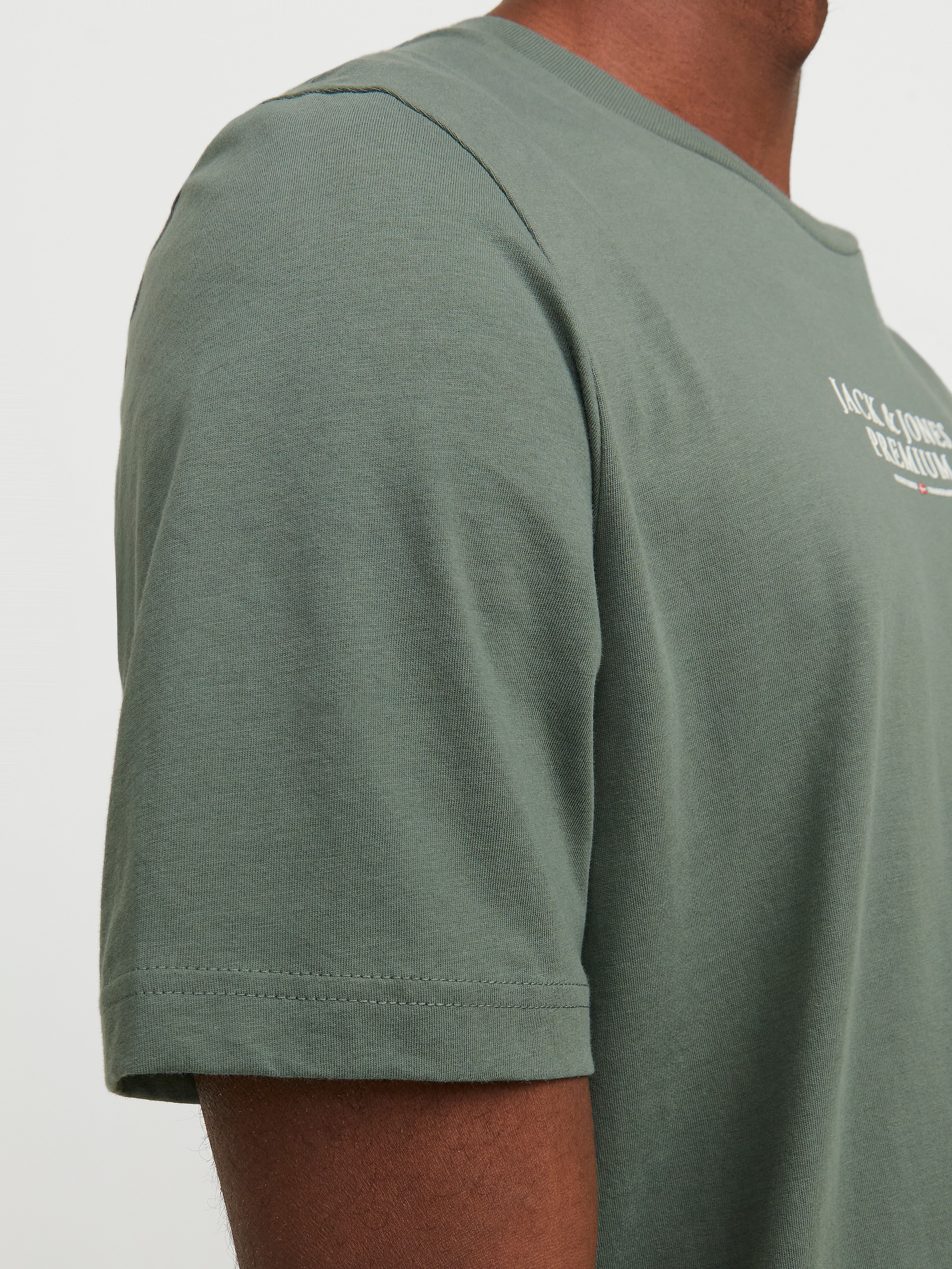 Jack & Jones Rundhalsshirt »JPRBLUARCHIE TEE CREW NECK« mit Logo Print