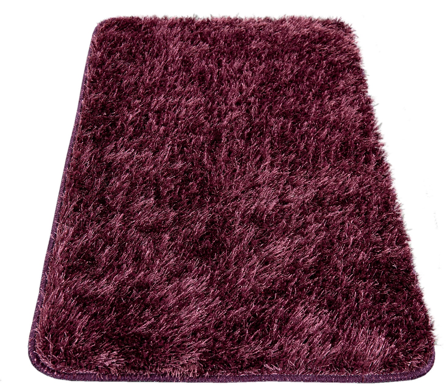 Paco Home Badematte »Sierra 815«, rutschhemmend beschichtet, fußbodenheizungsgeeignet, Badteppich, Uni Farben, besonders weich und flauschig