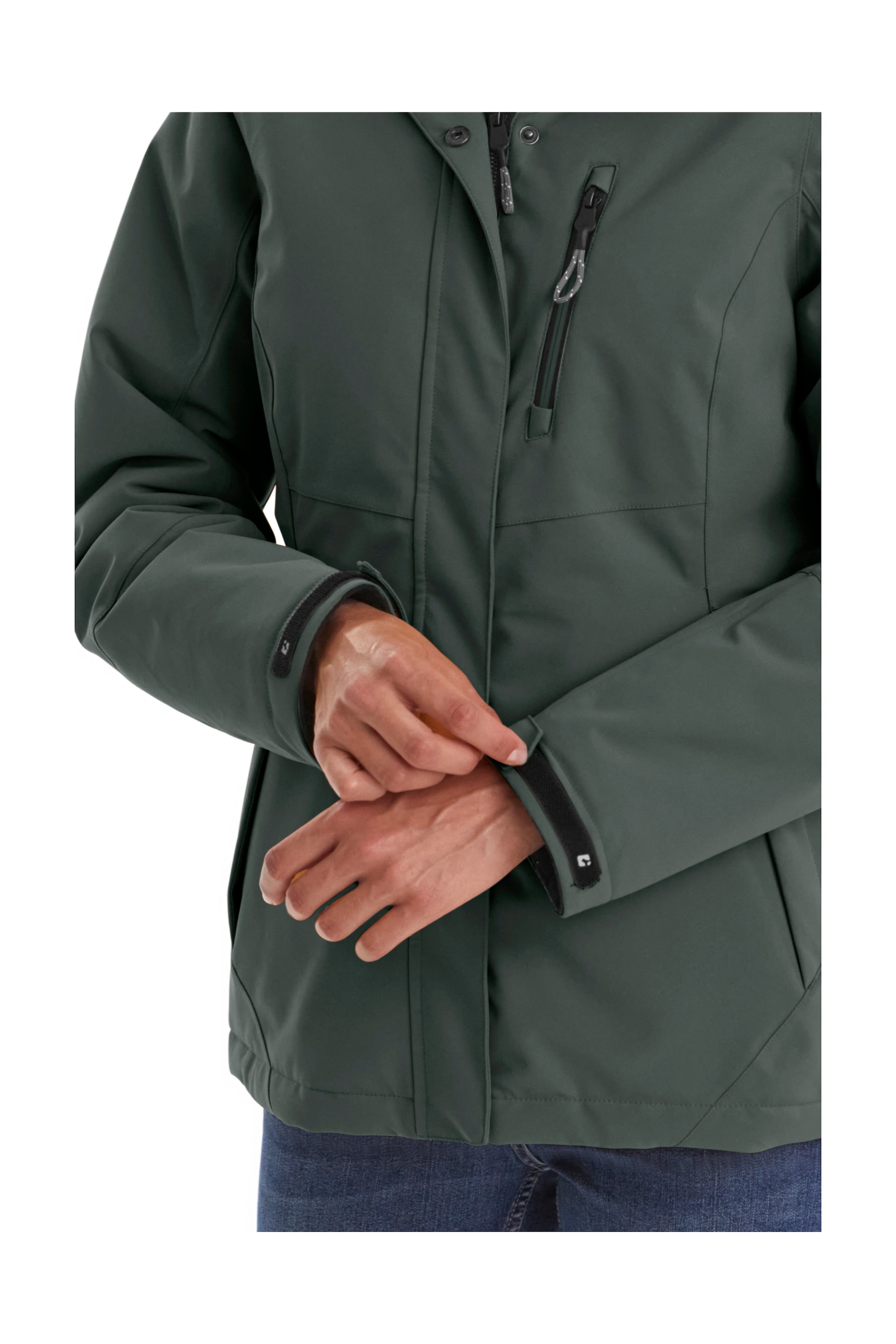 Killtec Outdoorjacke »KOW 140 WMN JCKT«, Wasserdichte Damenjacke, atmungsaktiv, abnehmbare Kapuze