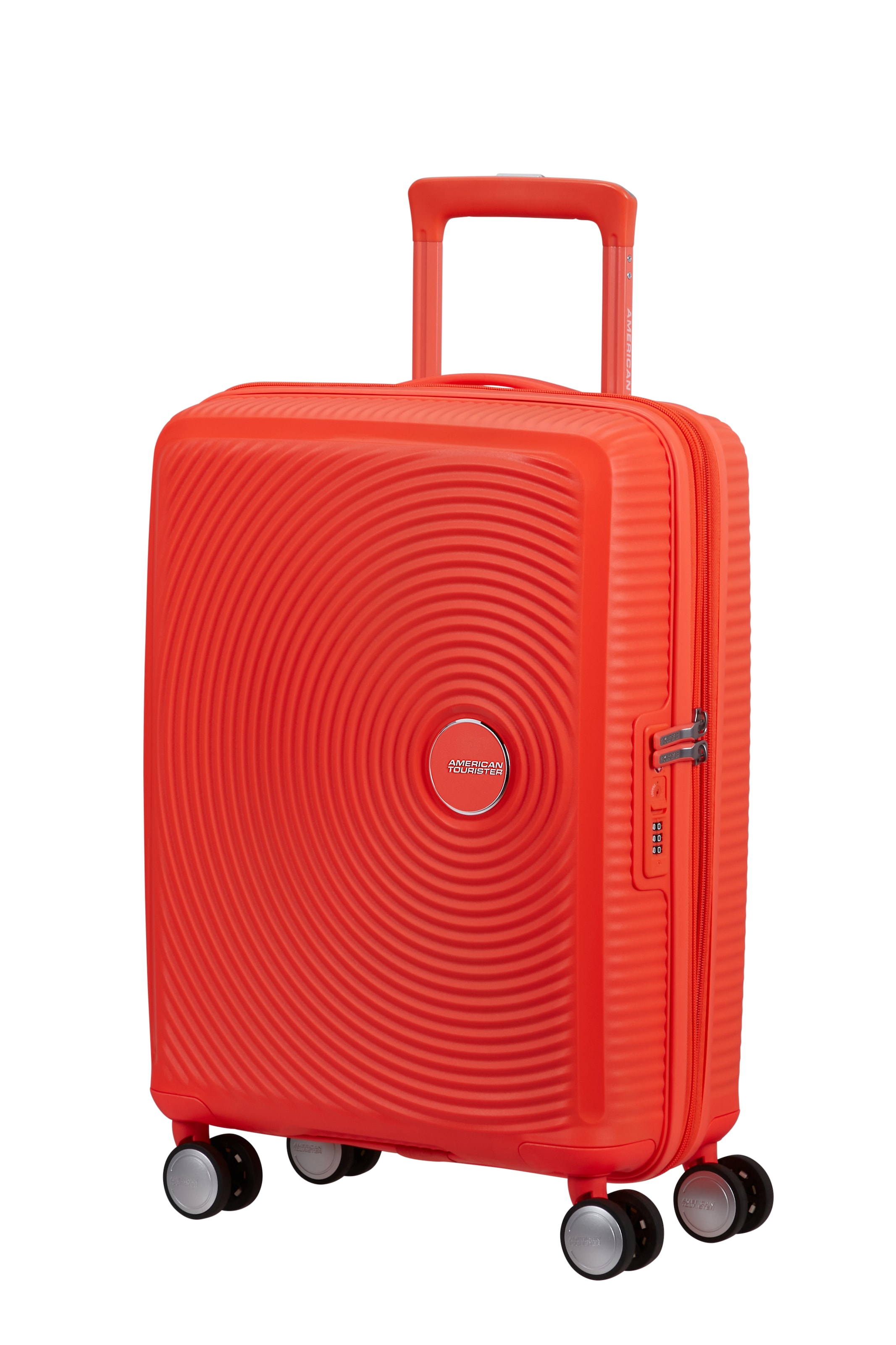 American Tourister® »SOUNDBOX, in verschiedenen Farben und Größen« 35,5 l 4 Rollen Reisekoffer Trolley Aufgabegepäck TSA-Zahlenschloss Volumenerweiterung