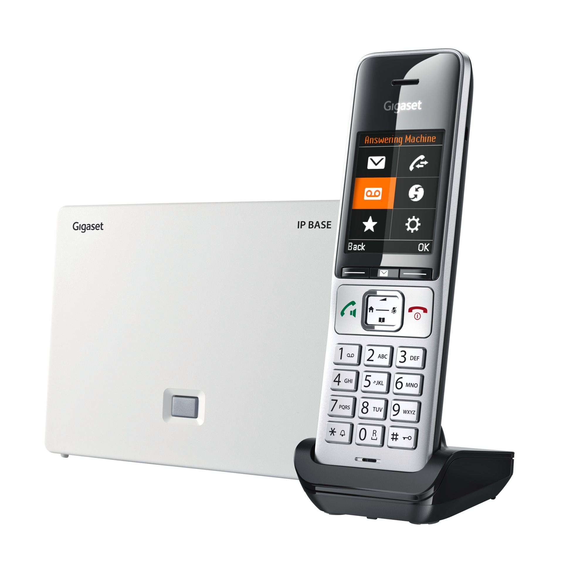 Gigaset Schnurloses DECT-Telefon »COMFORT 500A mit IP BASE«, (Mobilteile: 1)