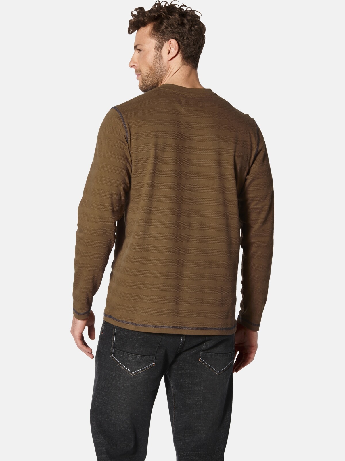 Babista Langarmshirt »Langarmshirt LUIMONO«, im dezenten Jacquardmuster