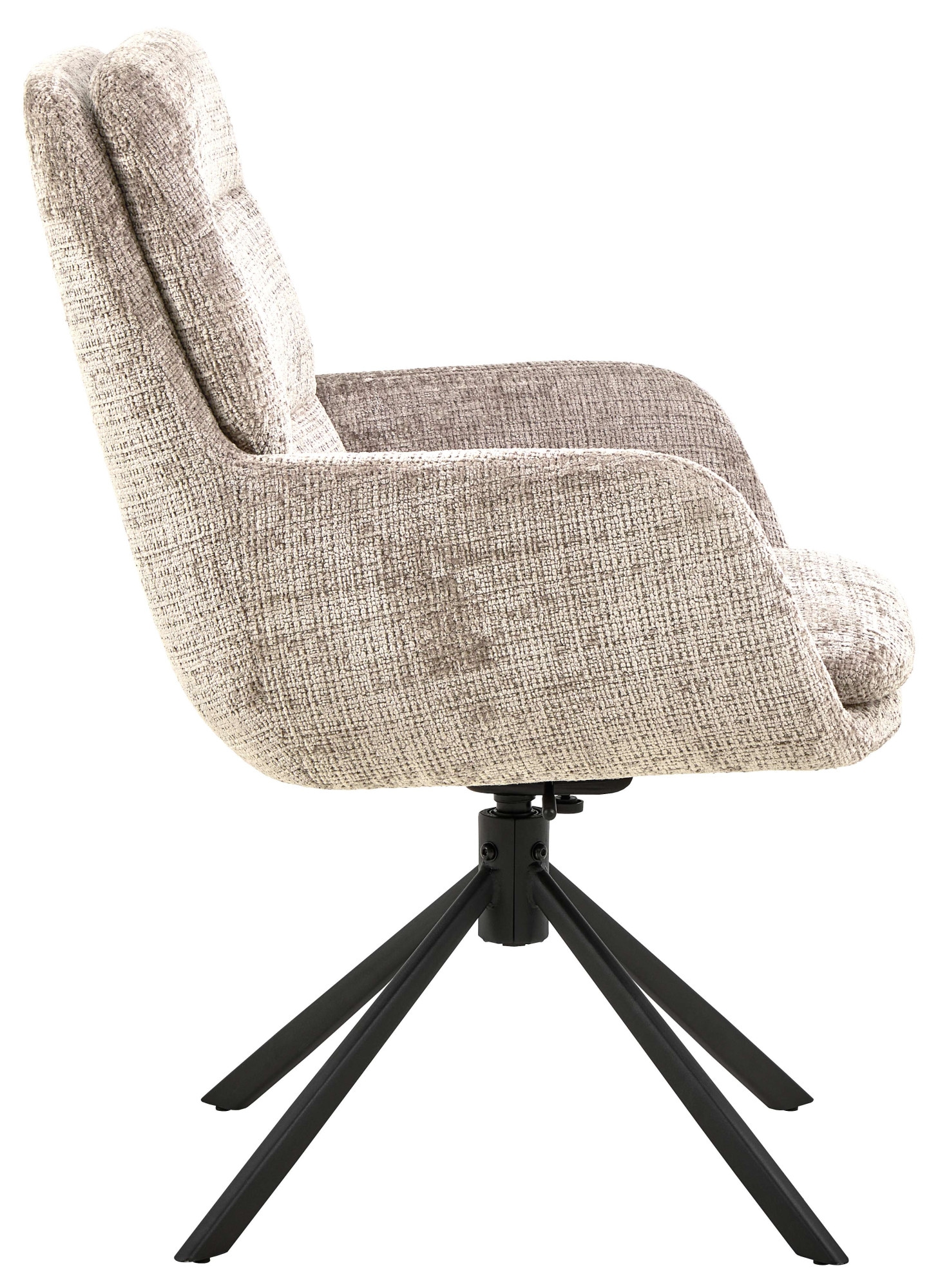 ACTONA GROUP Esszimmerstuhl »Edgar, Polsterstuhl, Stuhl« (Set) 2 Stk.Stuhl, Stoff, L-Form, Armlehnen, Dreh- & Kippfunktion, FSC™