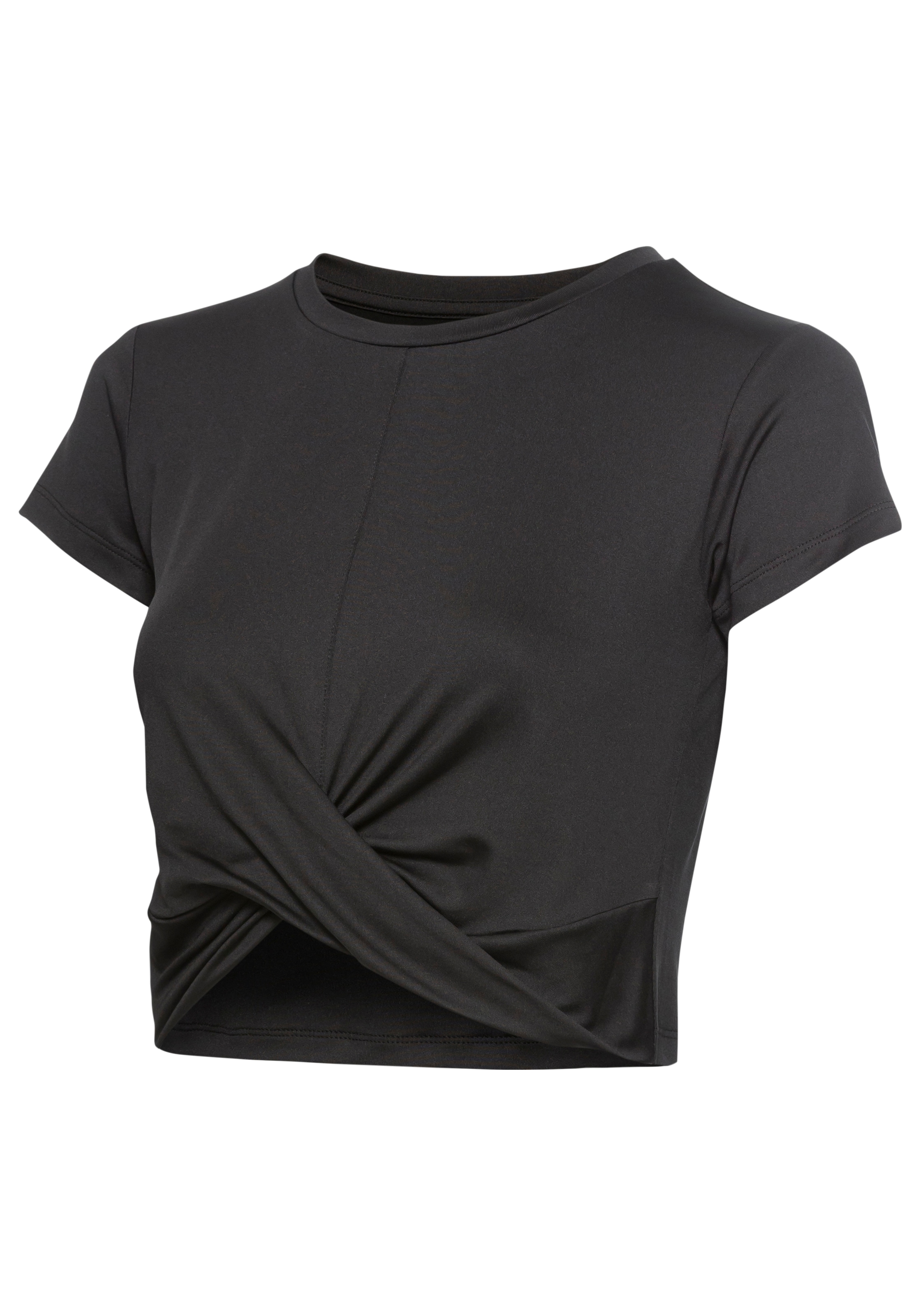 LASCANA ACTIVE T-Shirt, Sportshirt in Wickeloptik