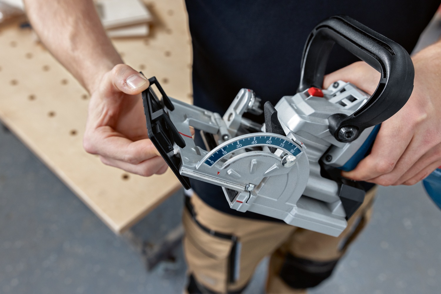 Bosch Professional Flachdübelfräse »GFF 18V-22«, mit L-BOXX 238, ohne Akku und Ladegerät