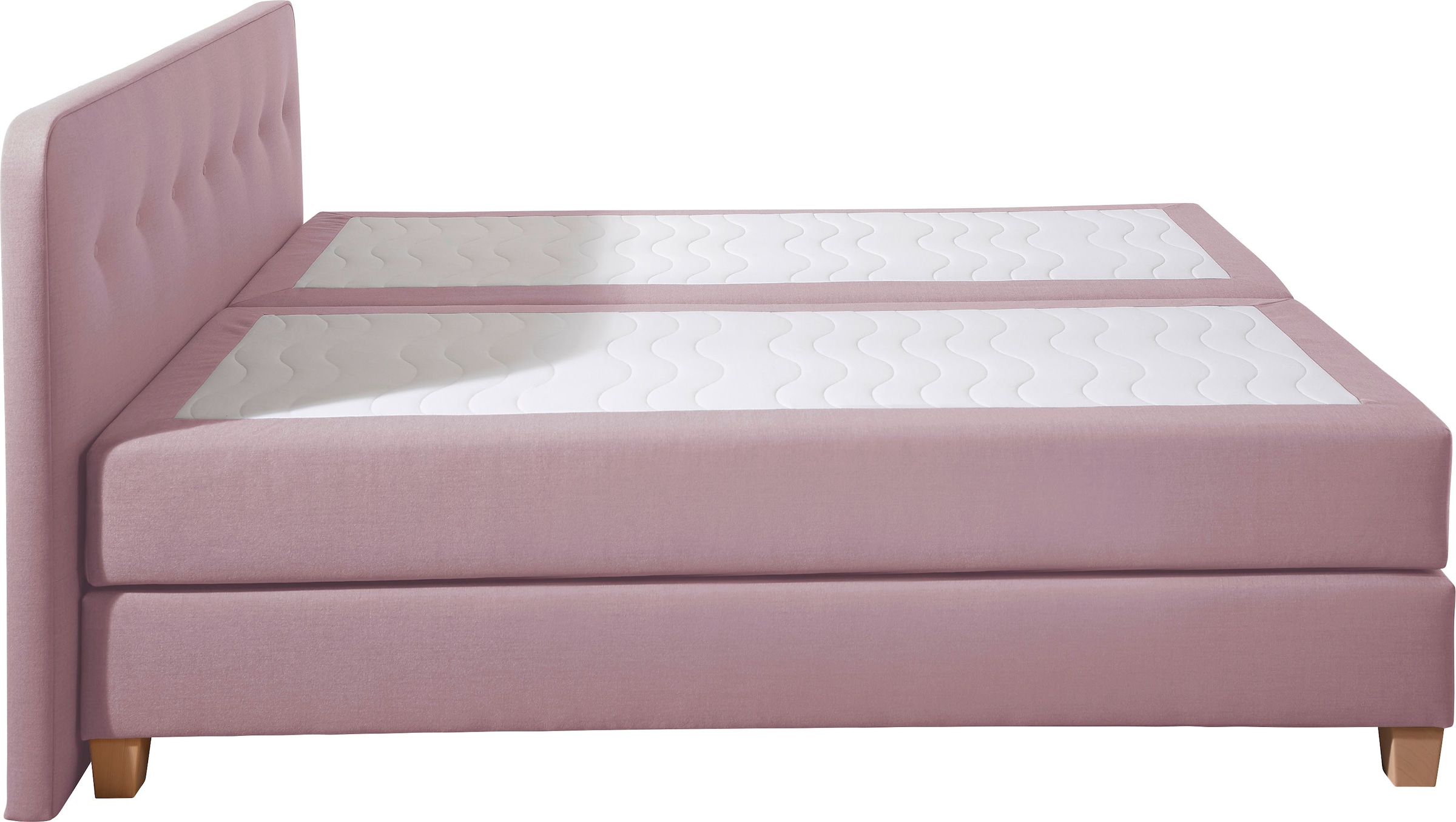 Home affaire Boxspringbett »Fargo«, in Überlänge 220 cm, mit Topper, 3 Ausführungen, 4, Breiten
