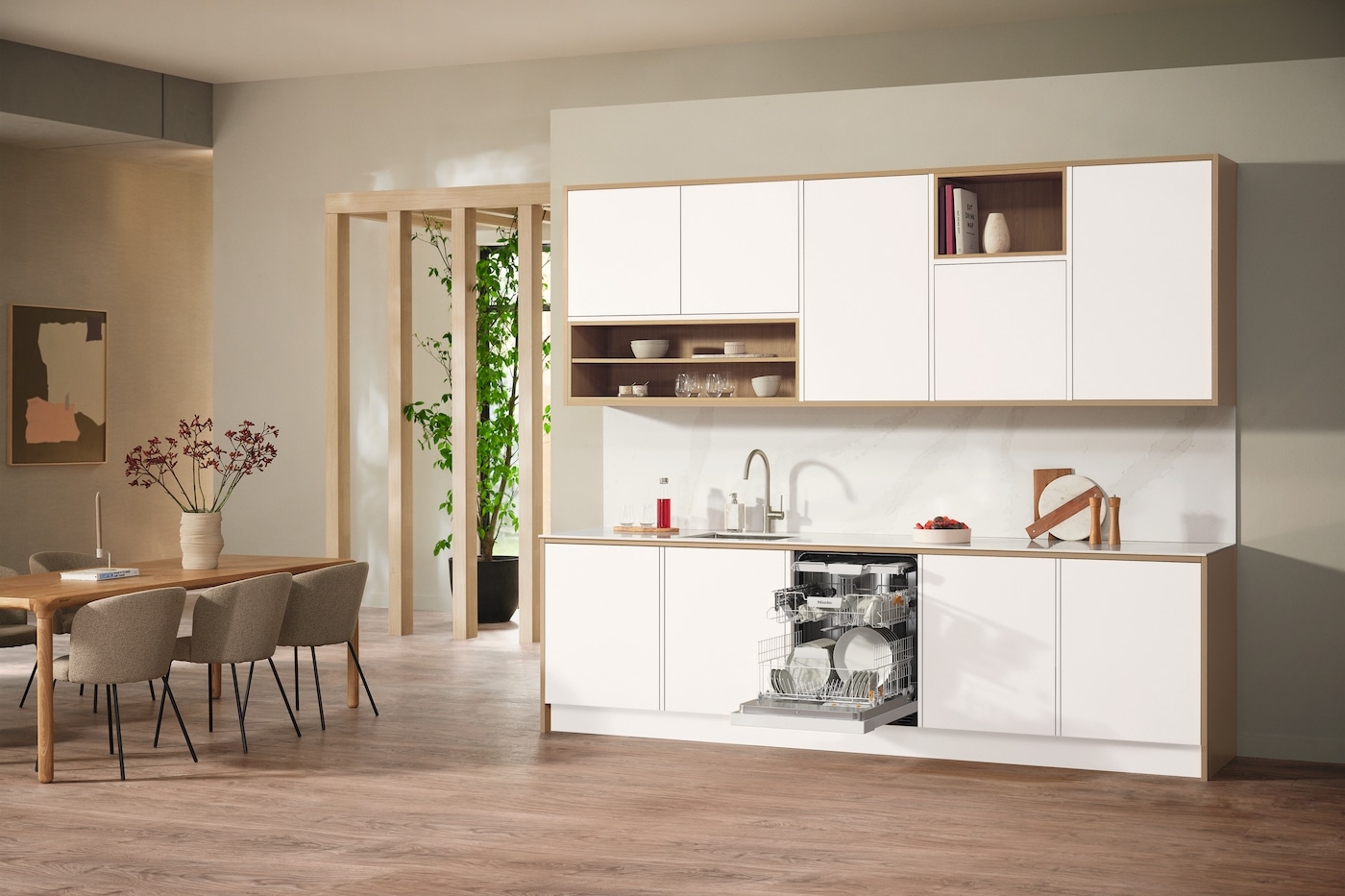 Miele Unterbaugeschirrspüler »G 5611 SCU Active Brillantweiß«, 14 Maßgedecke