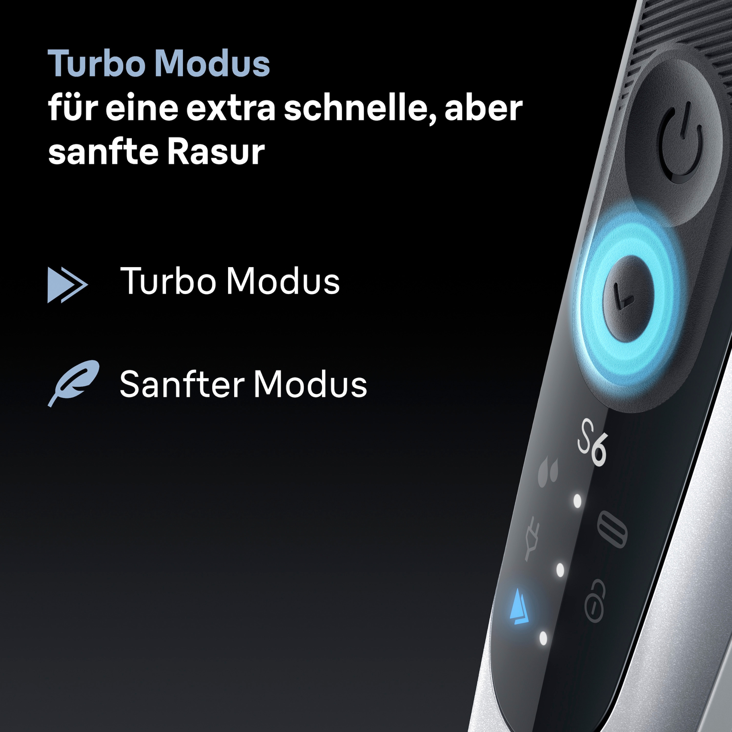 Braun Elektrorasierer »Series 6 62-S7650CC«, Smart Care Center, 2 St. Aufsätze, 100% wasserdicht, mit 4in1 SmartCare Center, +2 Aufsätze