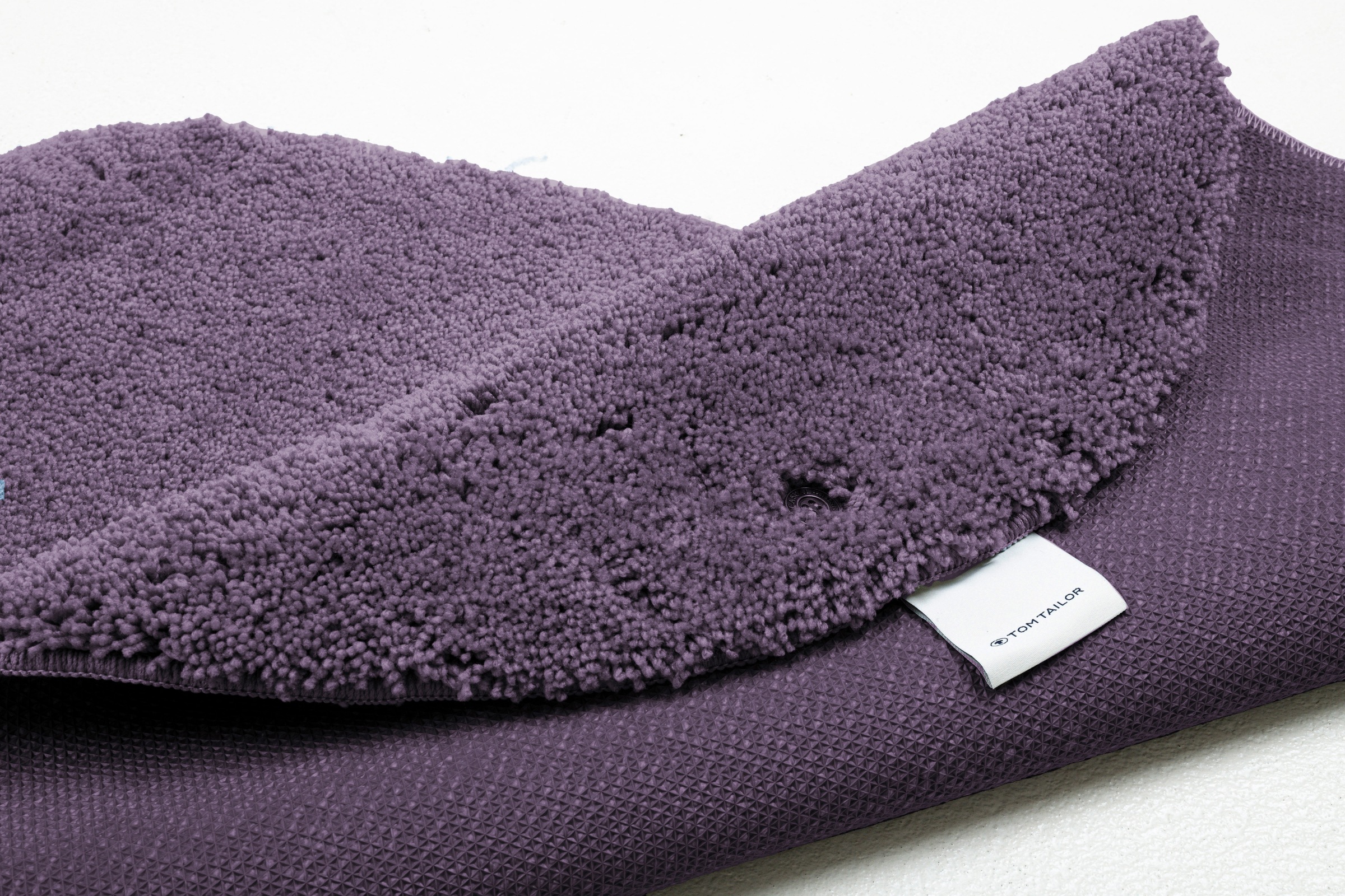 TOM TAILOR HOME Badematte »Cozy Bath UNI«, rutschhemmend beschichtet, fußbodenheizungsgeeignet, Badteppich, Uni Farben, rechteckig, rund und oval erhältlich