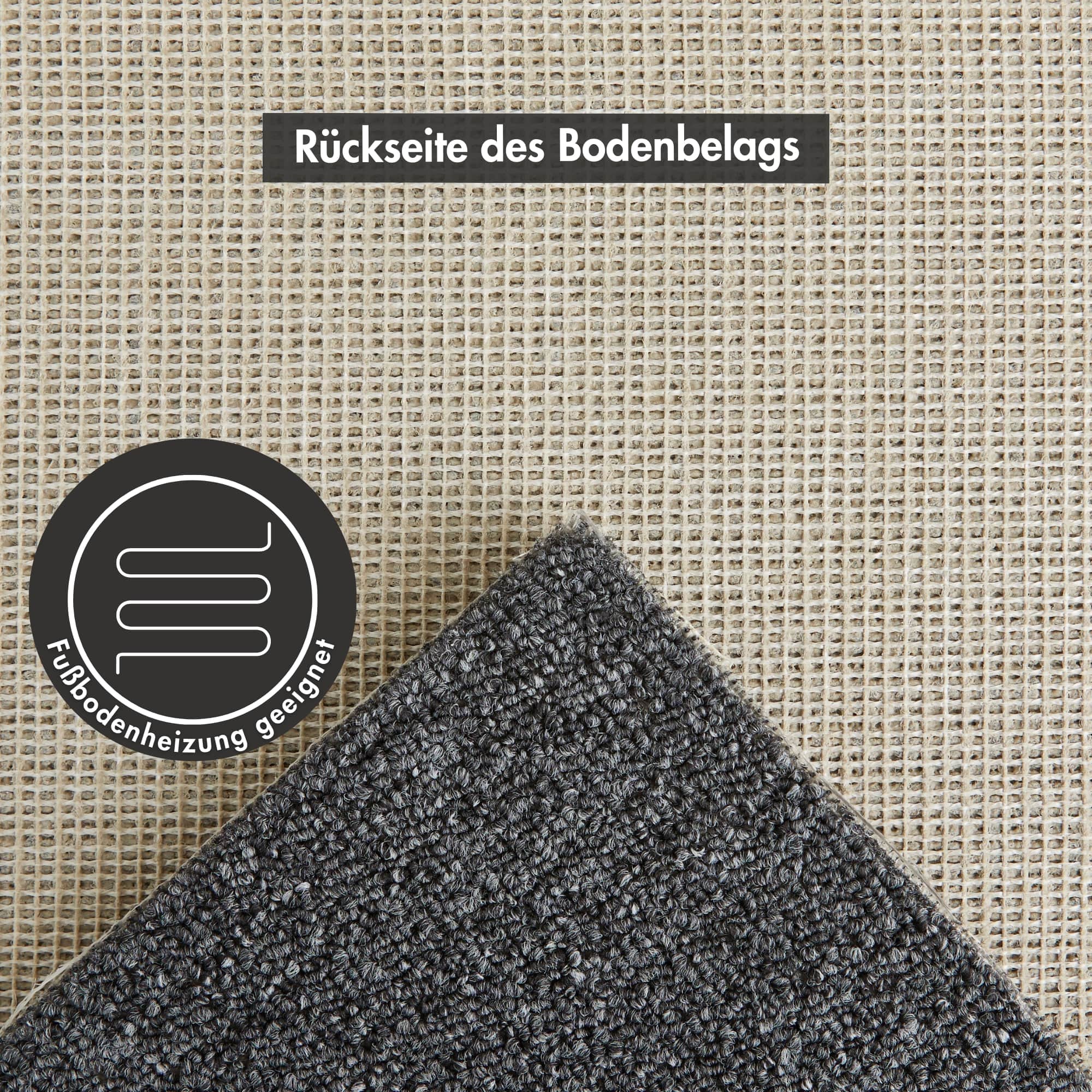 Andiamo Teppichboden »Barbara, Feinschlinge, Made in Netherlands«, rechteckig, 4,5 mm Höhe, meliert, Breite 200 oder 400 cm, strapazierfähig, pflegeleicht