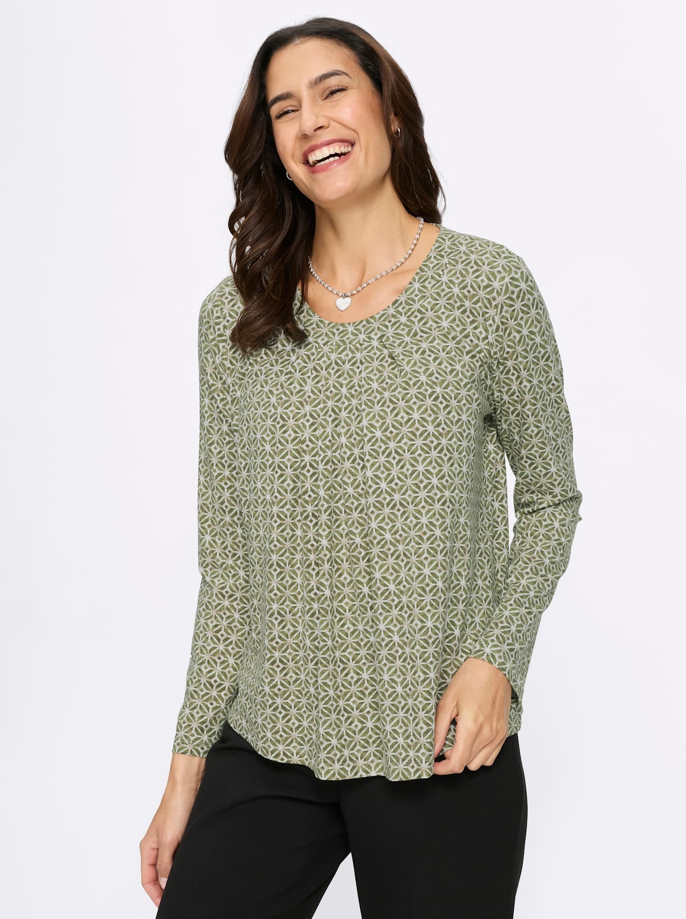 Inspirationen Rundhalsshirt »Druck-Shirt« 1
