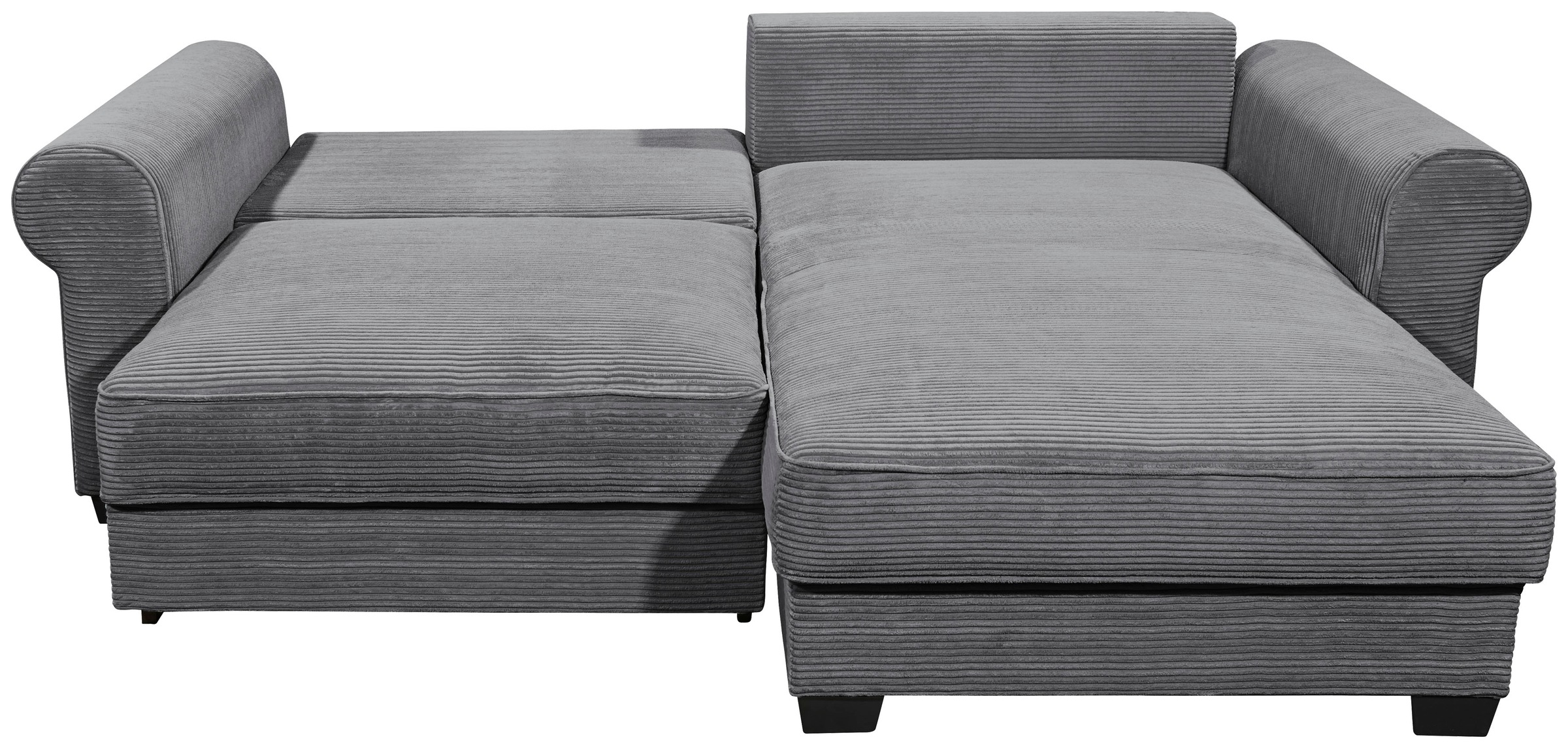 ED EXCITING DESIGN Ecksofa »Angelina L-Form«, mit Bettfunktion, Bettkasten & 4 Zierkissen