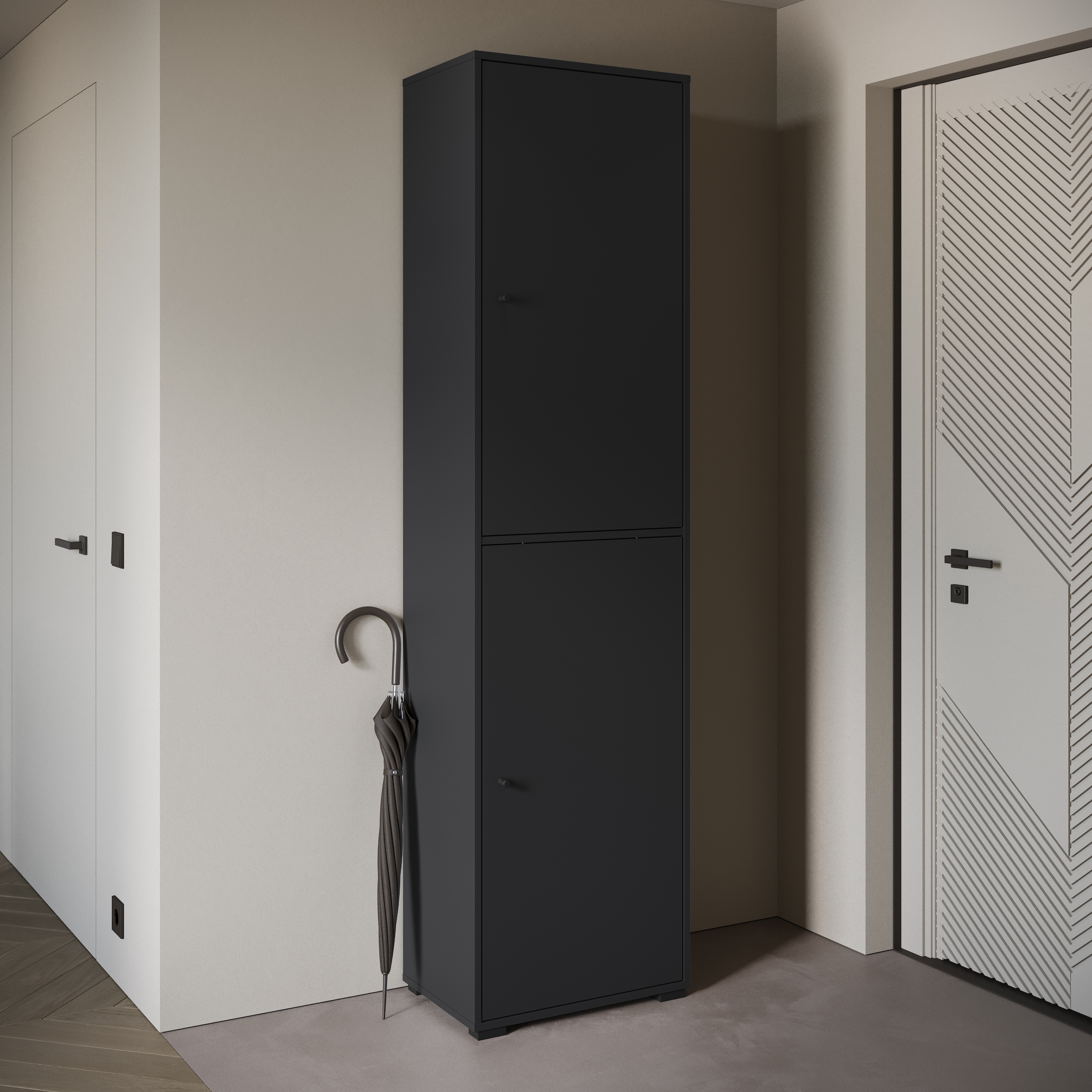 Home affaire Schuhschrank »Schuhkommode Dino« Flurschrank mit verstellbaren Einlegeböden, BxHxT: 50 × 190 × 33 cm