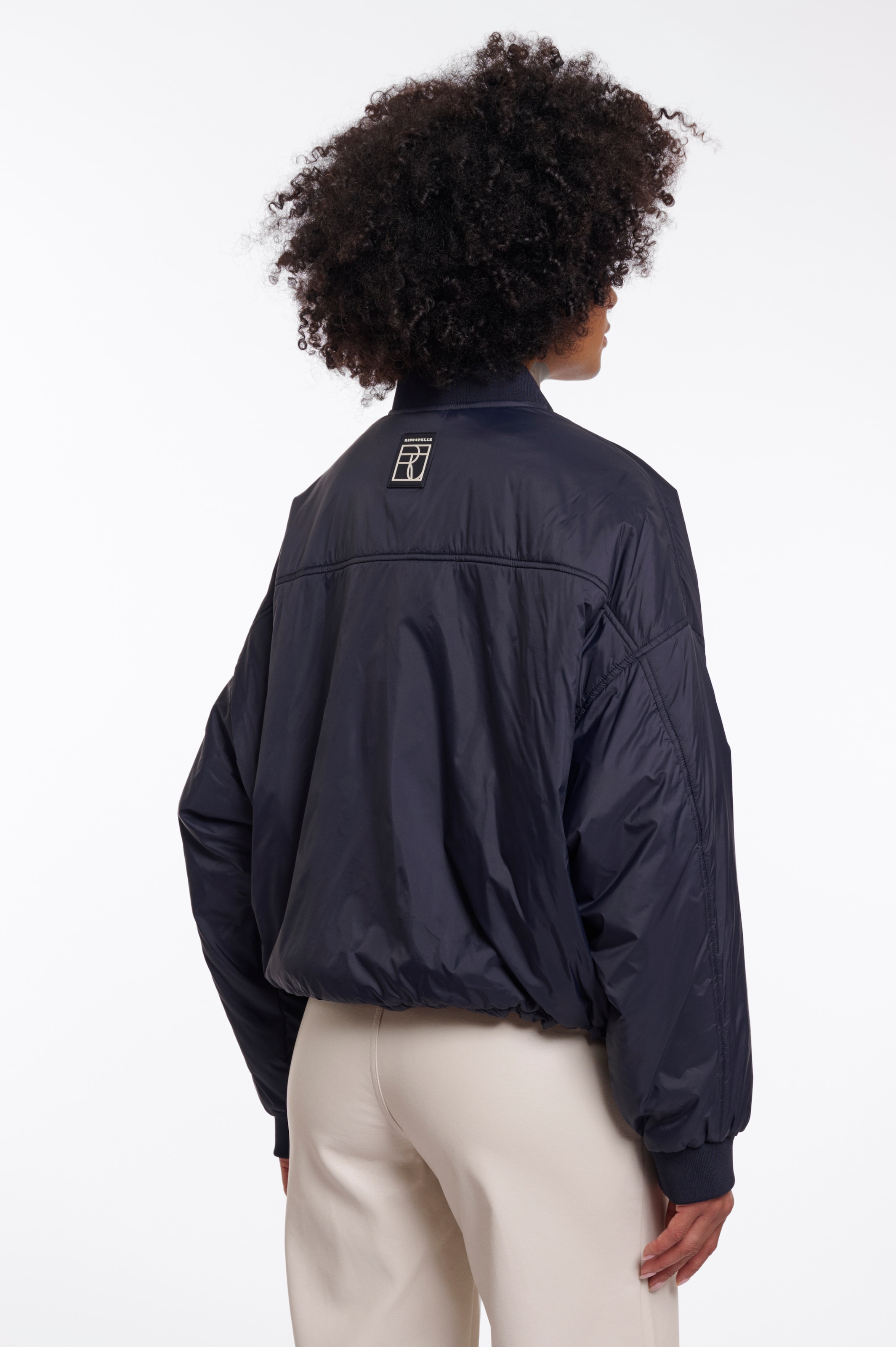 Rino & Pelle Bomberjacke »HIRA« ohne Kapuze kurz, mit Stehkragen und Reißverschluss