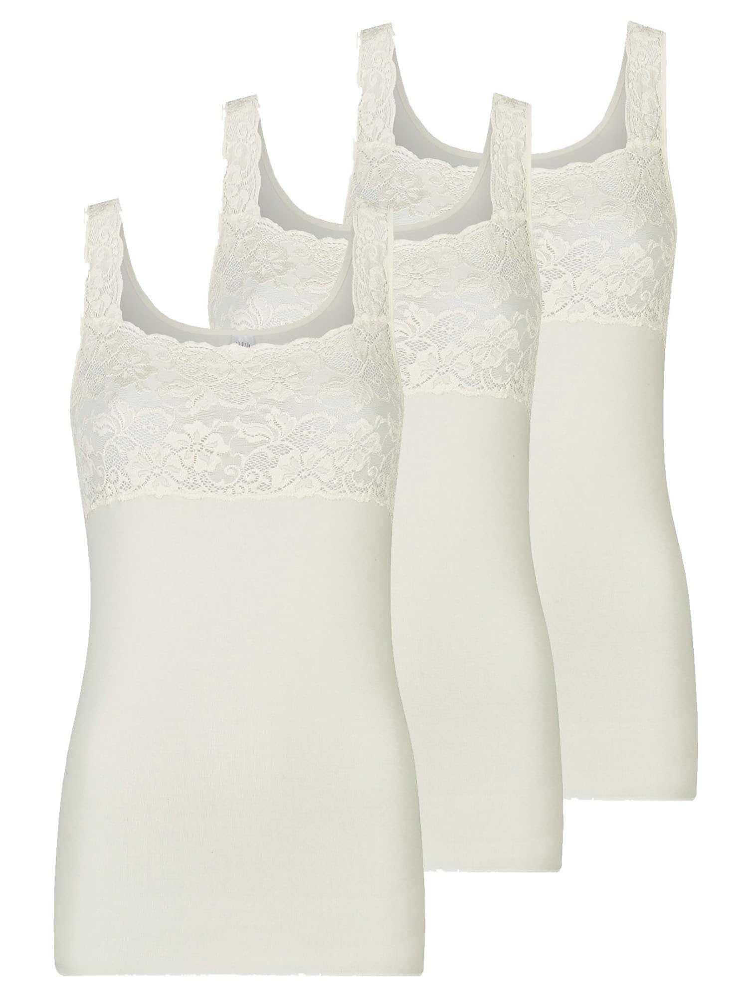 Nina Von C. Achselhemd »3er Pack Damen Achselhemd Fine Cotton«