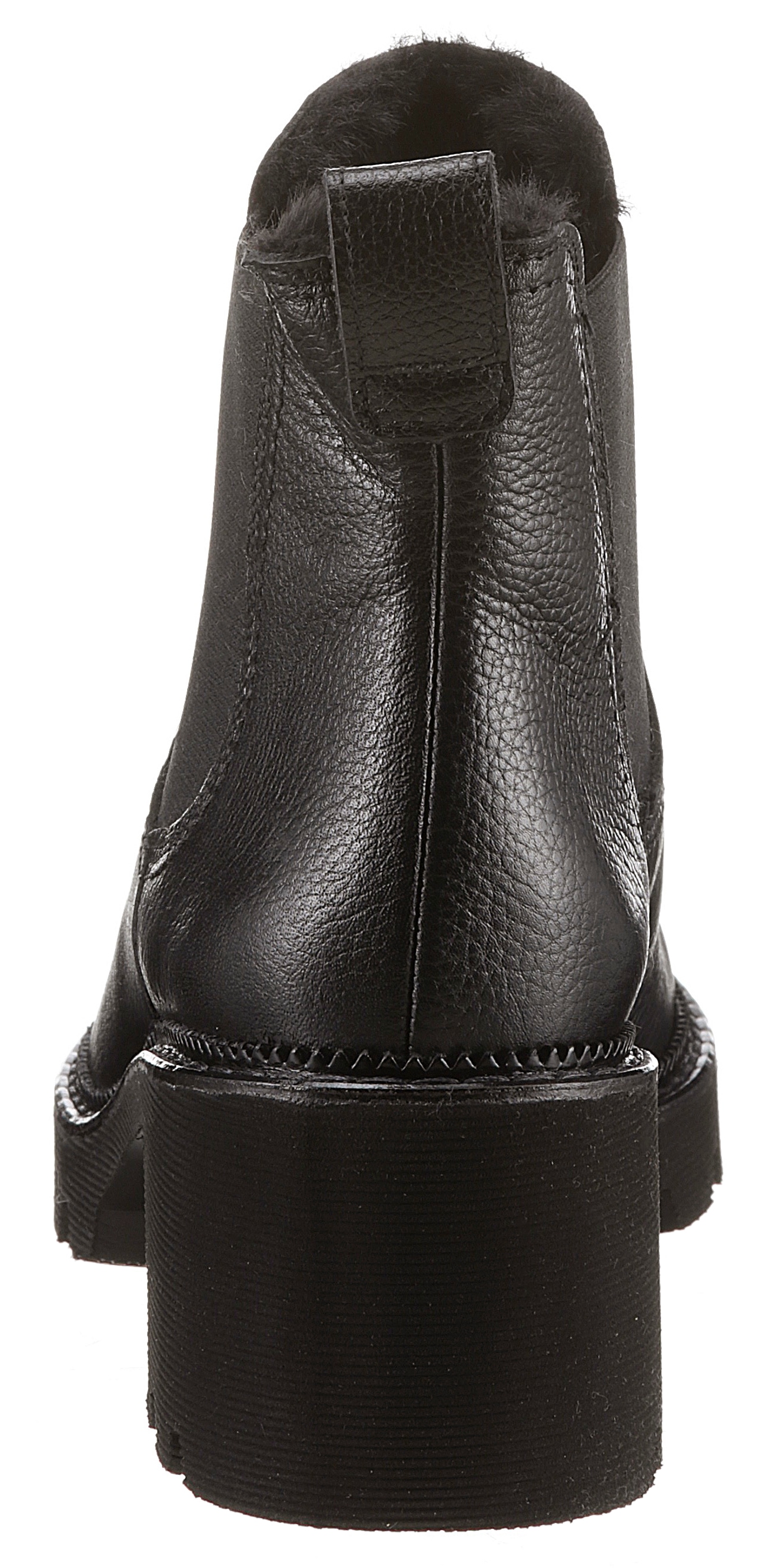 Paul Green Chelseaboots, Winterstiefelette, Ankleboots, Blockabsatz, mit Profilsohle