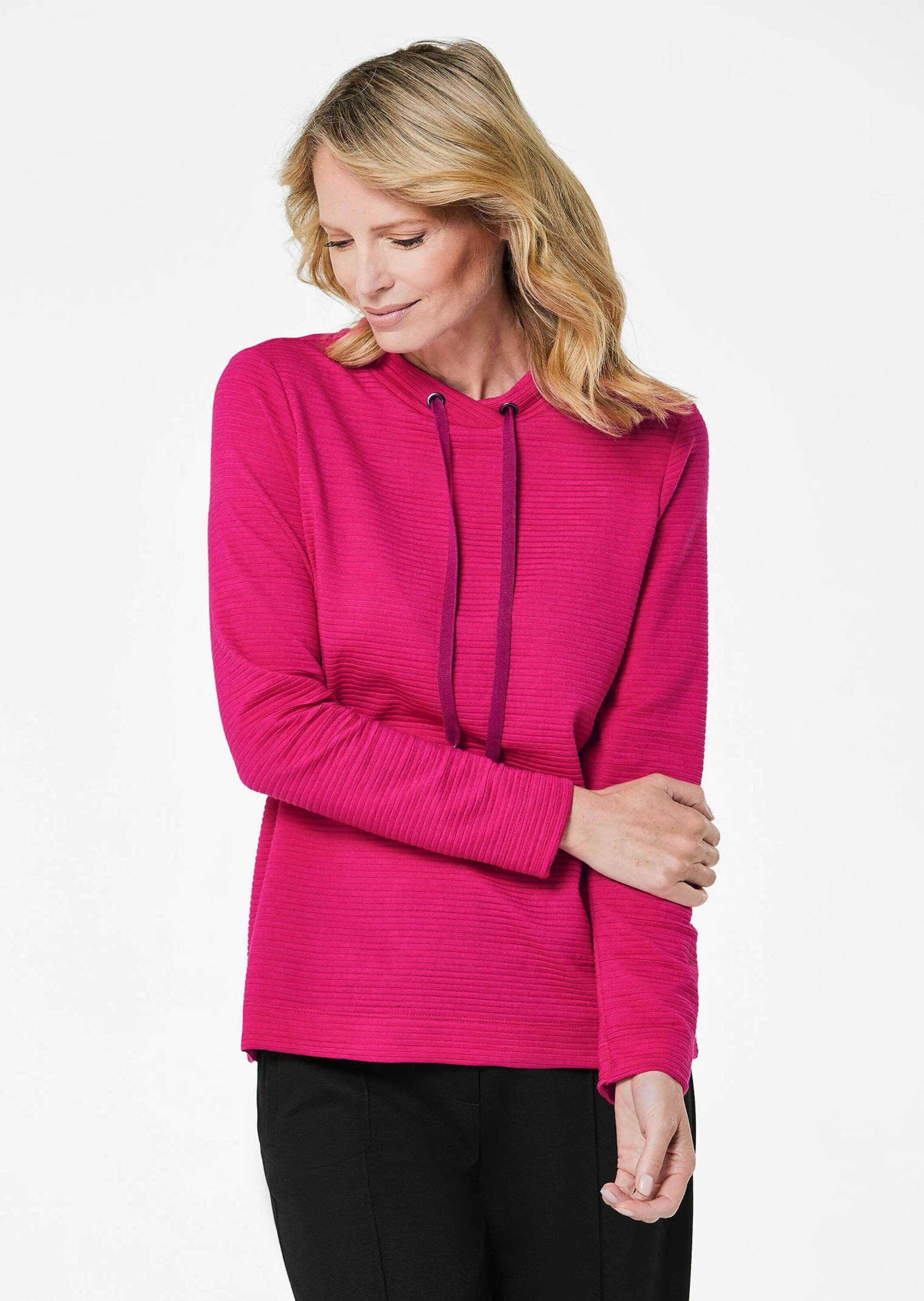 GOLDNER Kurzarmshirt »Sweatshirt Sweatshirt«