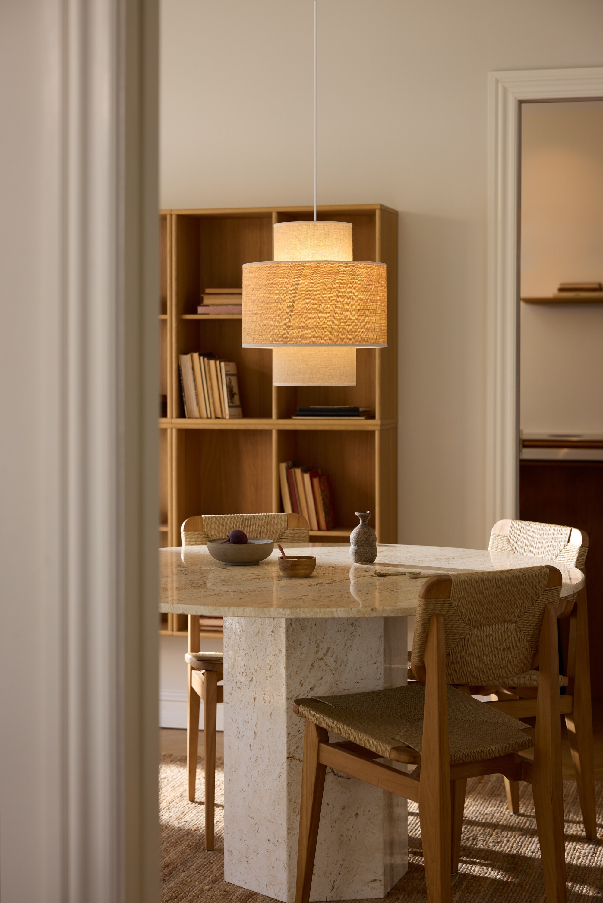 Osram Pendelleuchte »Decor Wrap« E27 1 Stk. Fassung E27, Bast und Leinen und Stahl