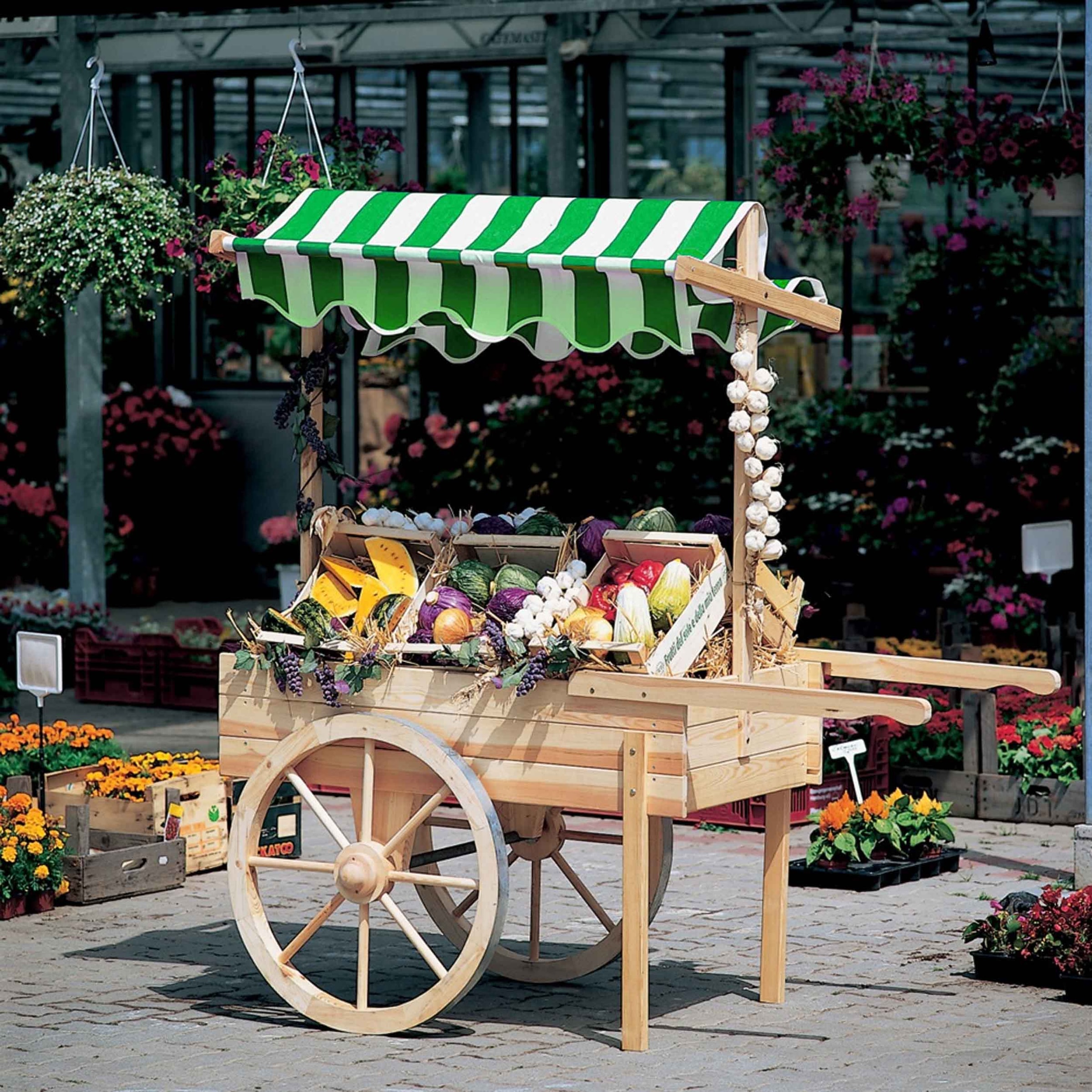 promadino Transportkarren »Marktwagen«, B/T/H: 173/82/187 cm