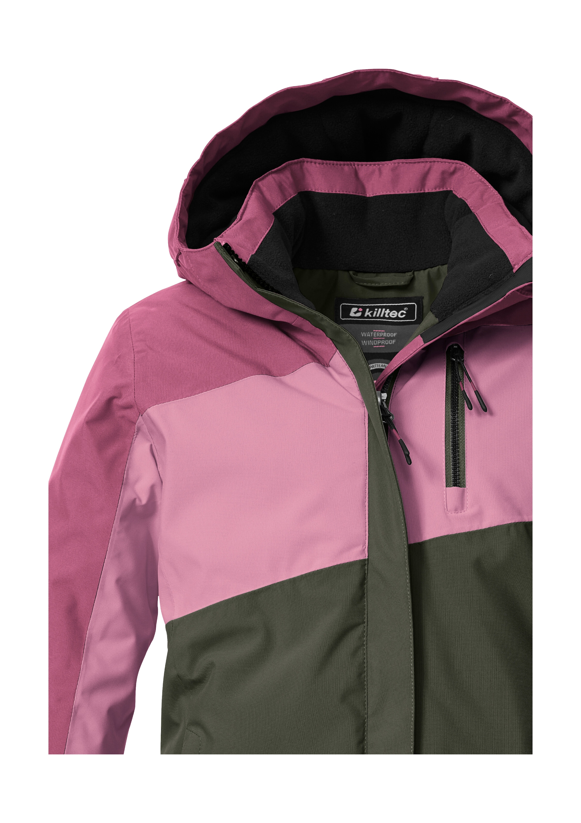 Killtec Funktionsjacke »KOW 218 GRLS JCKT« Winddichte, wasserdichte Kinderjacke mit verstellbarer Kapuze