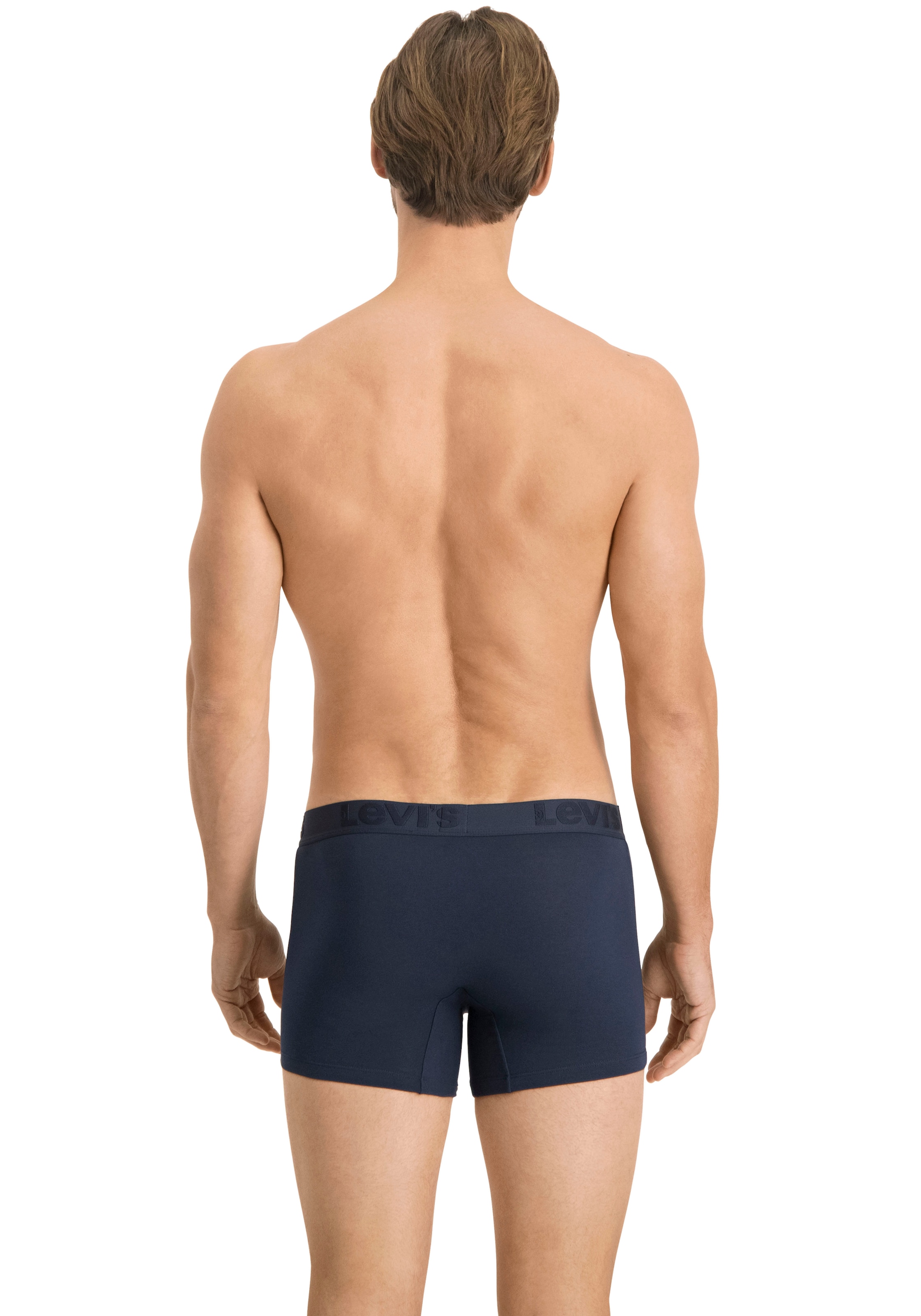 Levi's® Boxershorts »LEVIS MEN PREMIUM BOXER BRIEF 3P«, (3er Pack), mit breitem Logobund