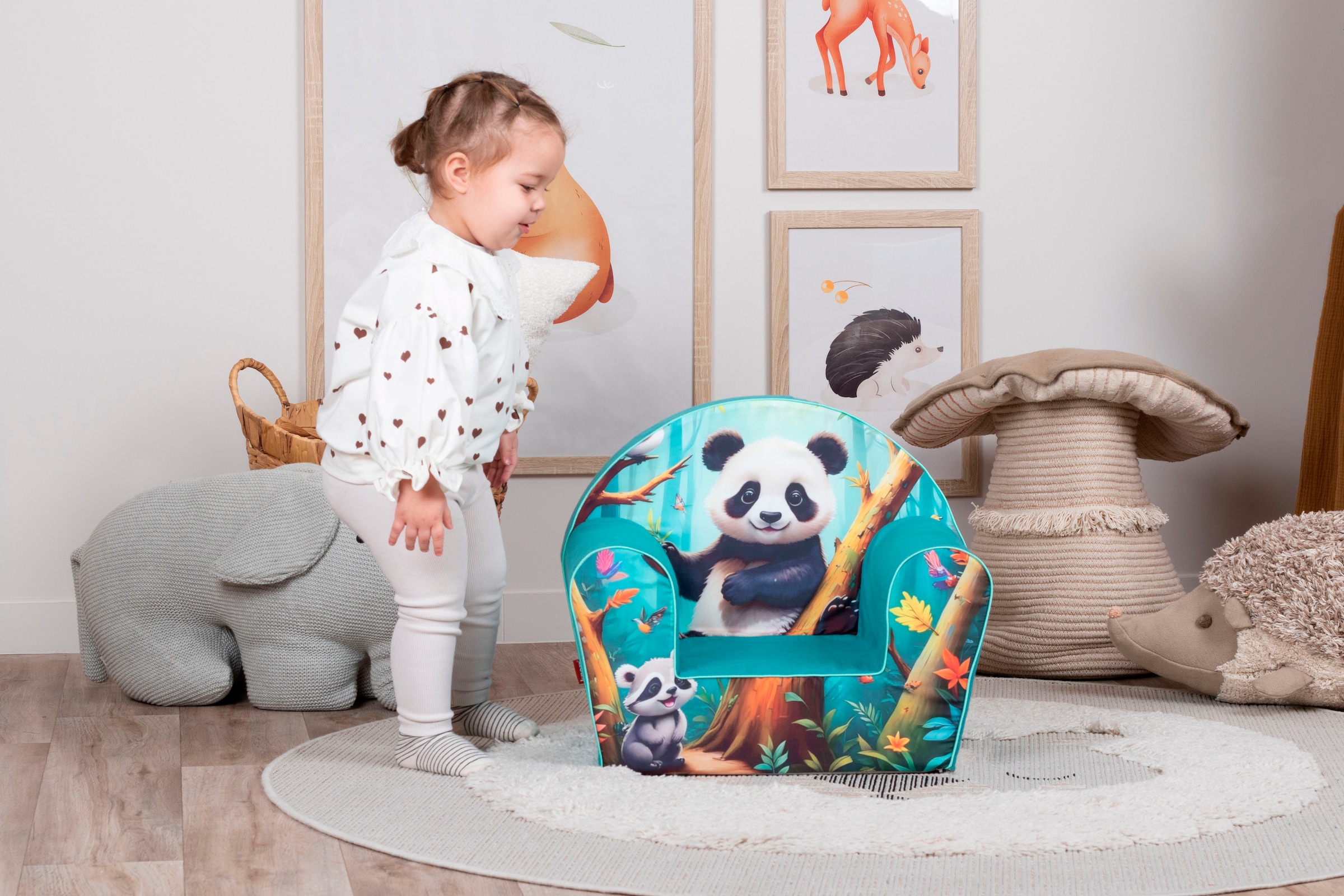 Knorrtoys® Sessel »Lucky panda«, für Kinder; Made in Europe