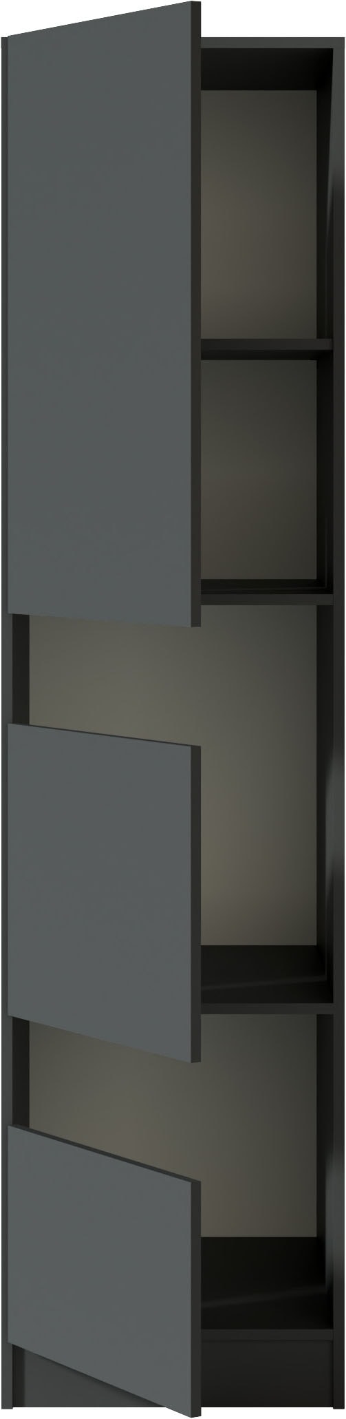 BASIC by Balculina Wäscheschrank »Washhome B/T/H 50x200x68 cm« 1 Stk. tlg. Breite 50cm, höhenverstellbare Metallfüße