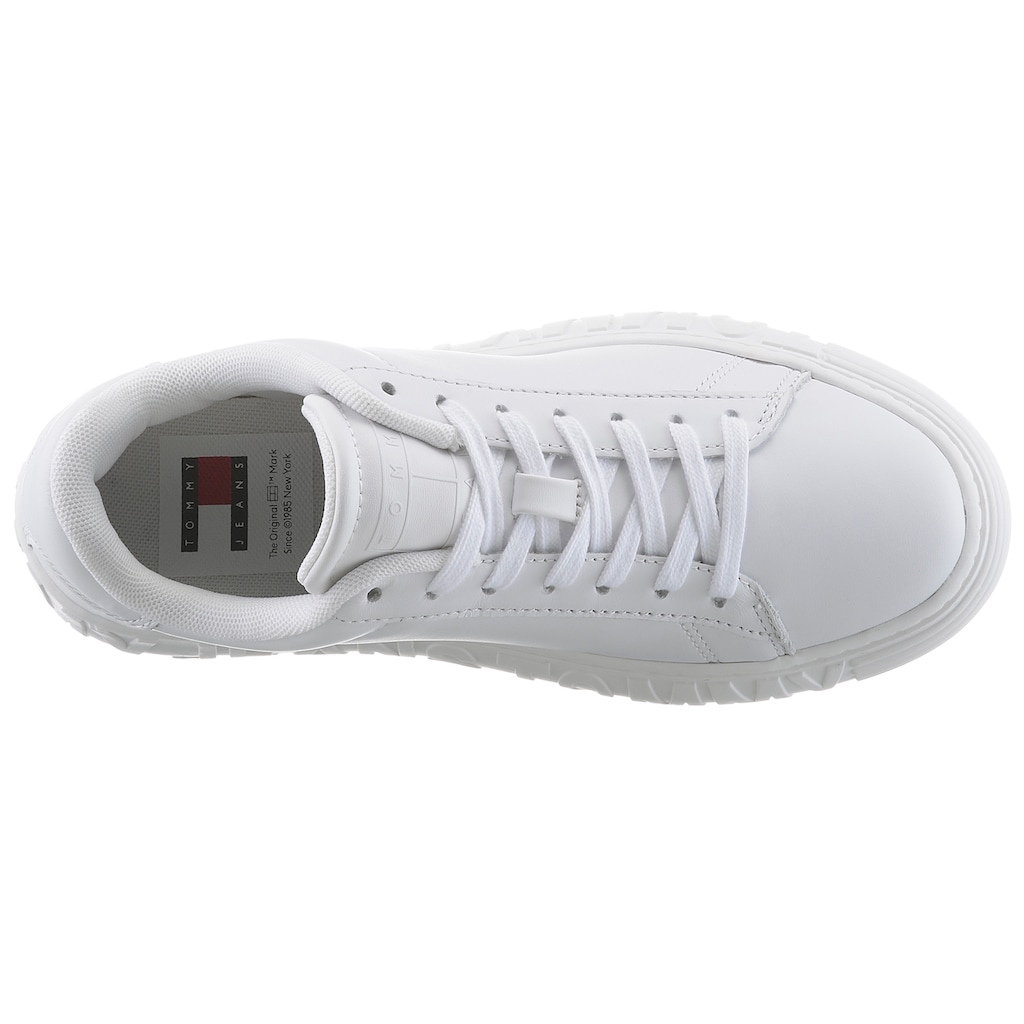 Tommy Jeans Plateausneaker »TJW LEATHER CUPSOLE ESS«
