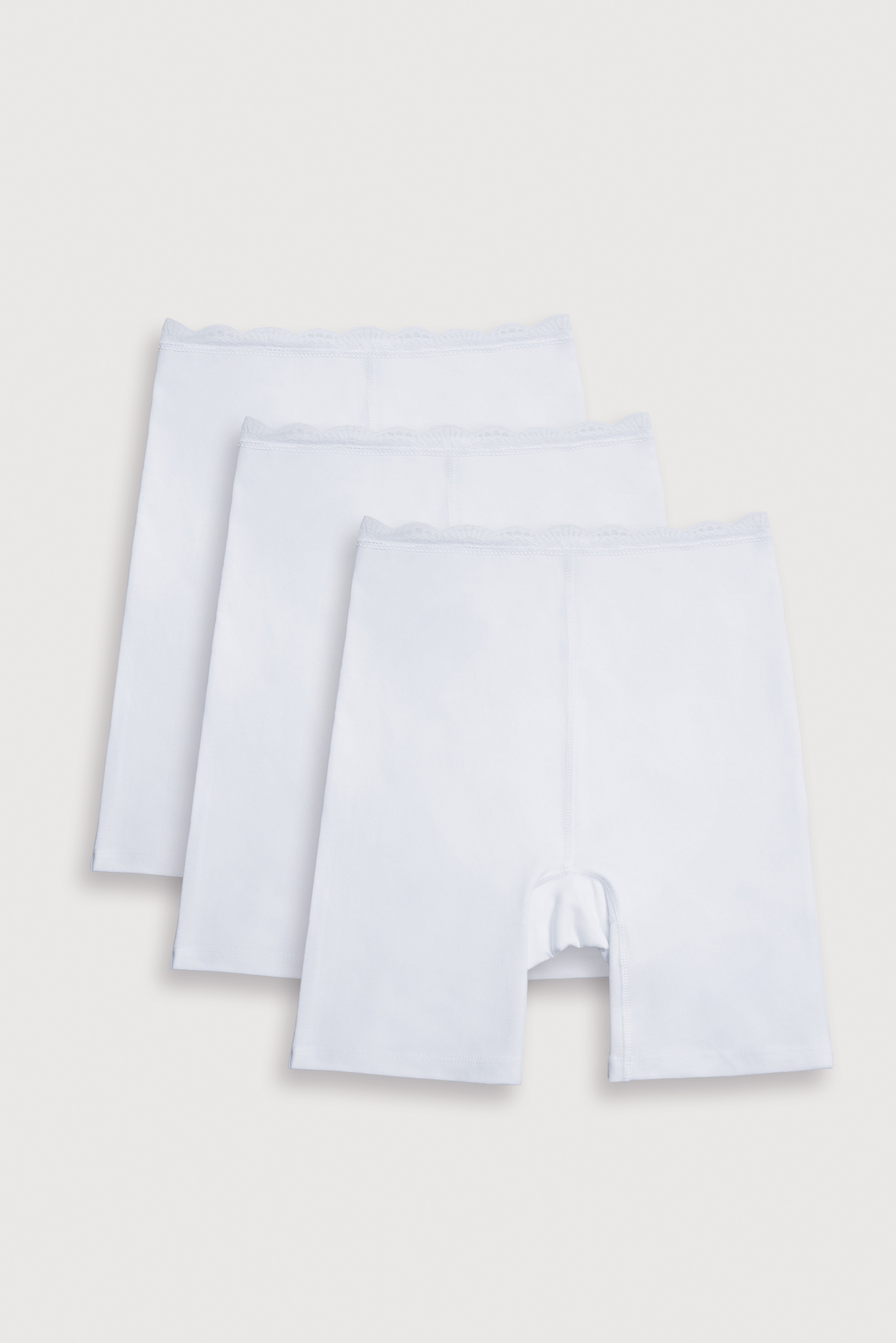 Lange Unterhose »BASIC COLLECTION COTTON WITH LACE«, (3er Pack), angenehme Weichheit...