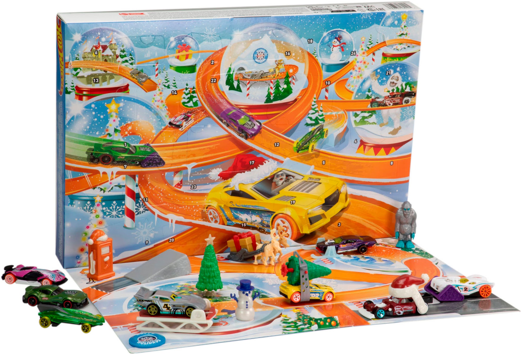 Hot Wheels Spielzeug-Adventskalender »Hot Wheels 2024«, ab 3 Jahren