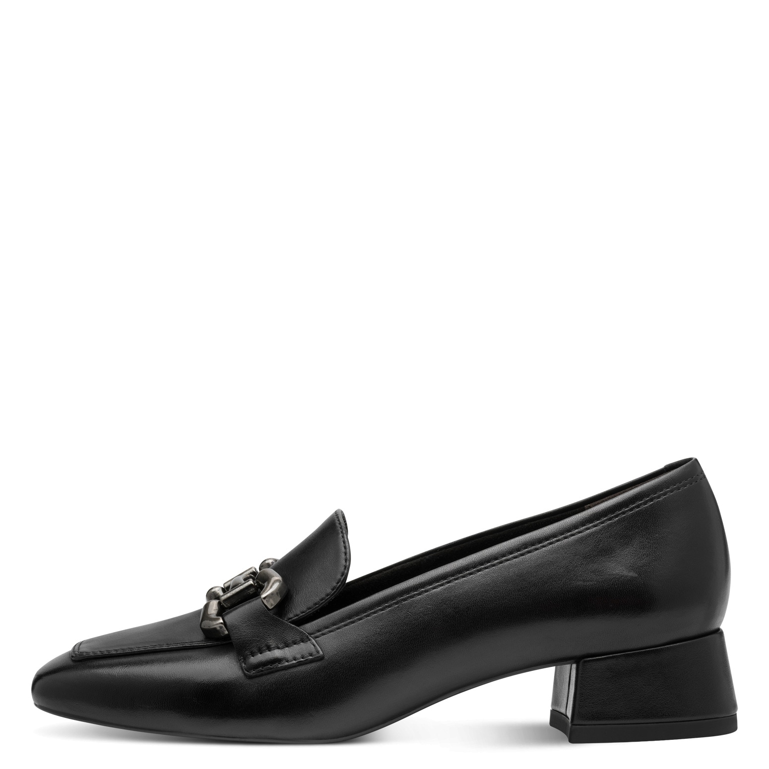 Tamaris Pumps, Blockabsatz, Slipper, Businessschuh mit Zierriegel, Schmuckelement