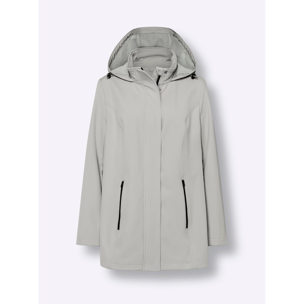 Classic Basics Softshelljacke, mit Kapuze