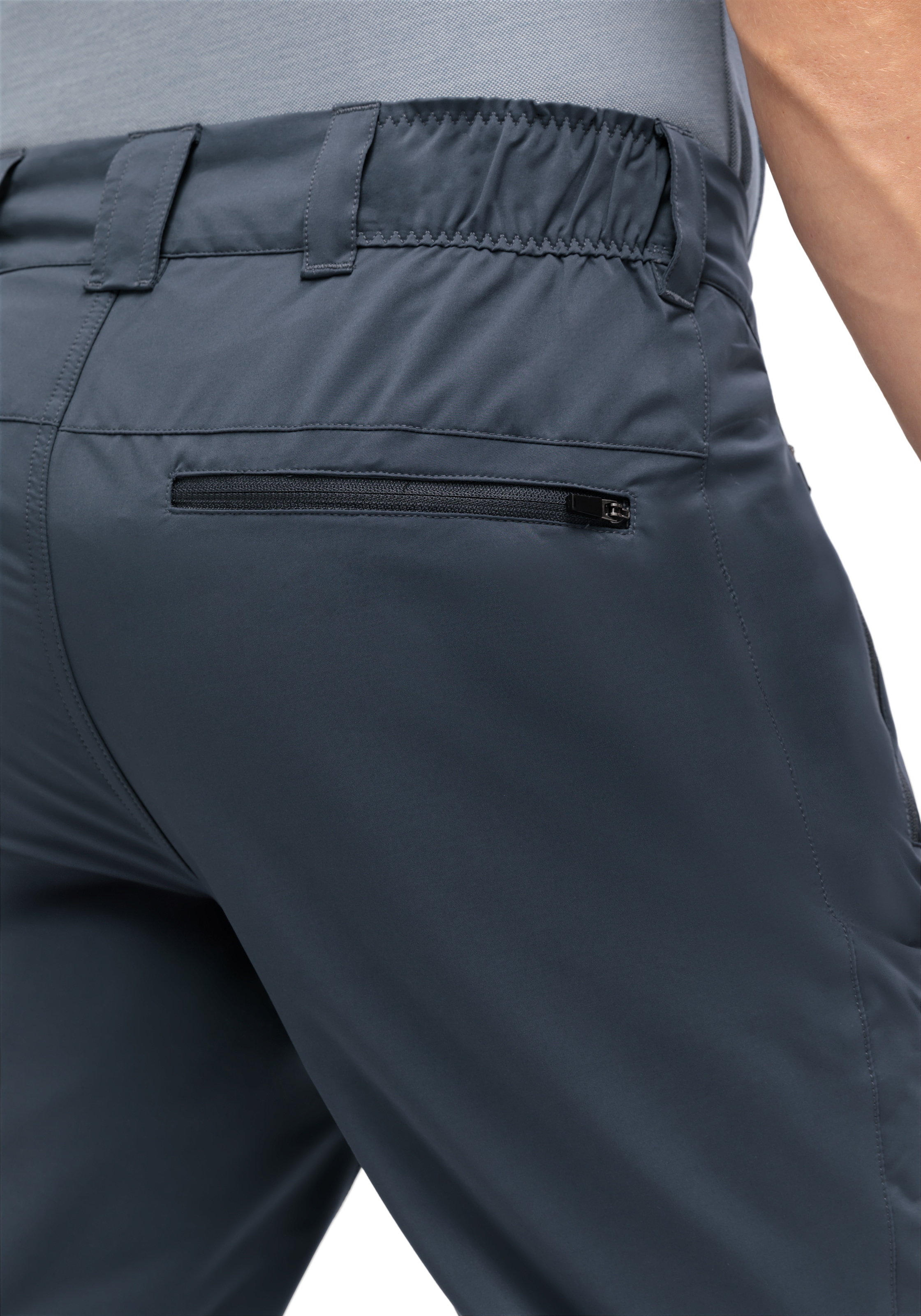Maier Sports Outdoorhose »Nil Loop«, Herren Wanderhose, Funktionshose mit Taschen + Gürtel, Regular Fit