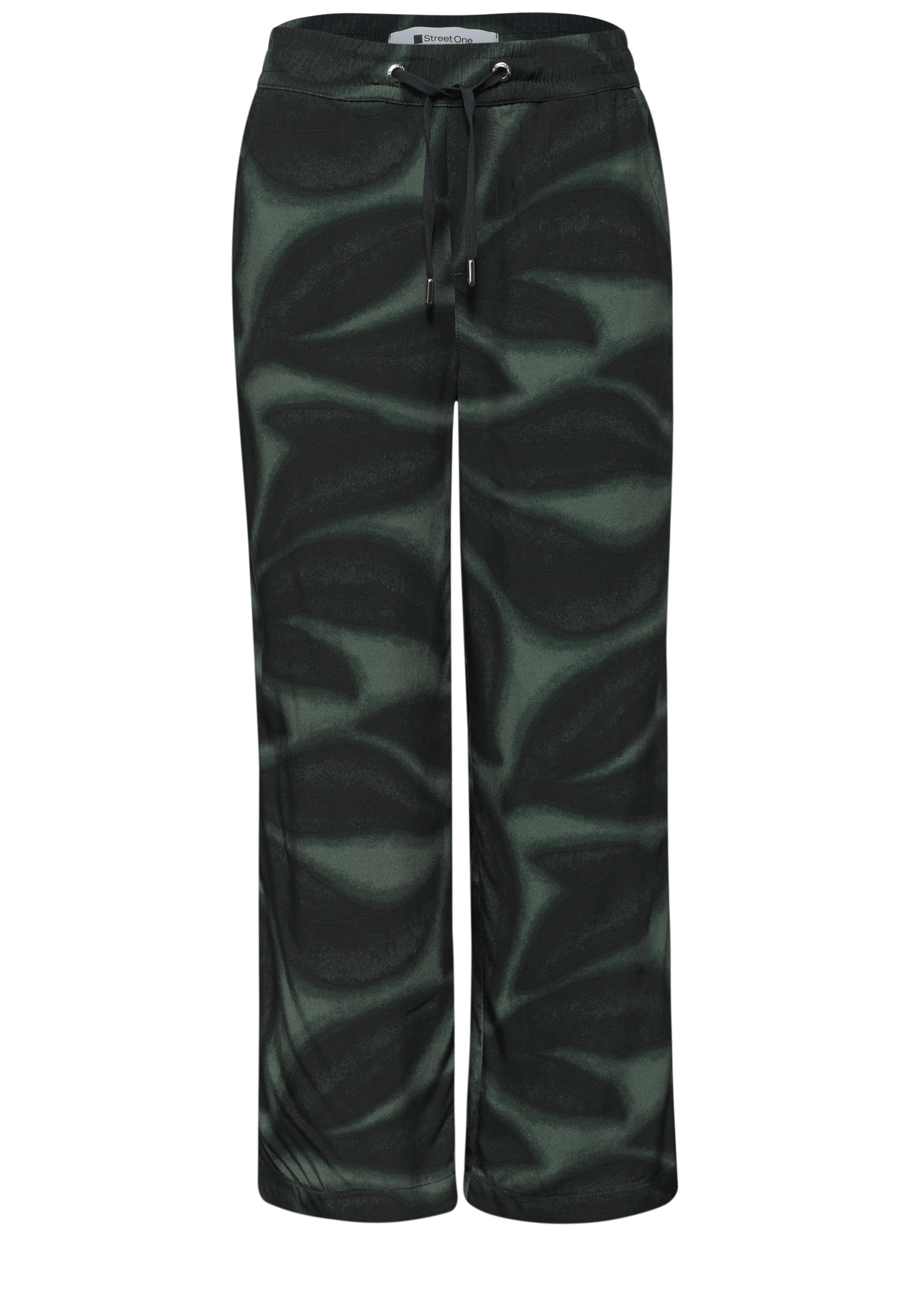 STREET ONE 7/8-Hose »Style Emee«  bedruckt, mit Taschen, weites Bein