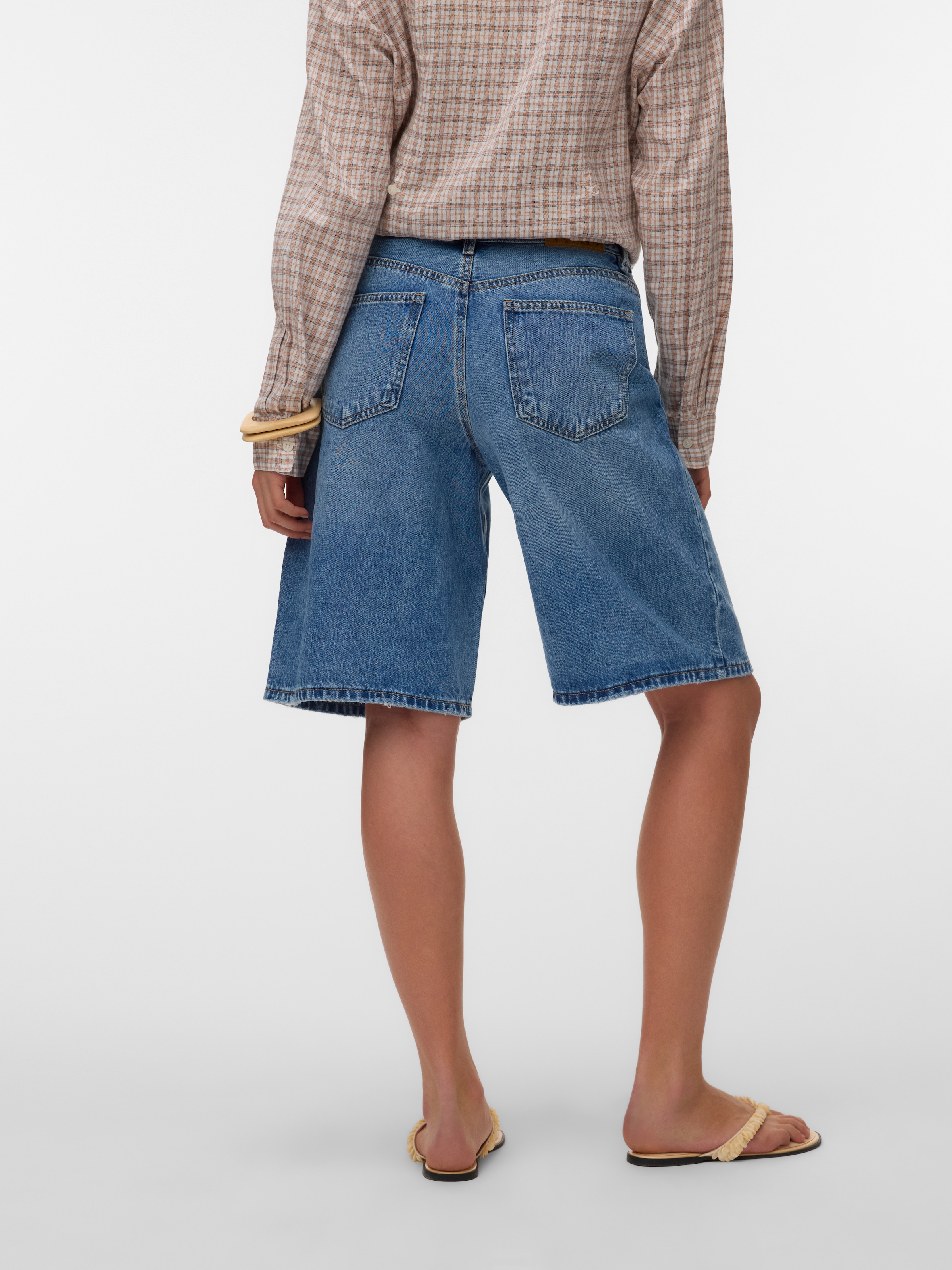 Vero Moda Jeansshorts »VMRAILA MR DENIM JORTS NOOS« Baumwolle, loose fit