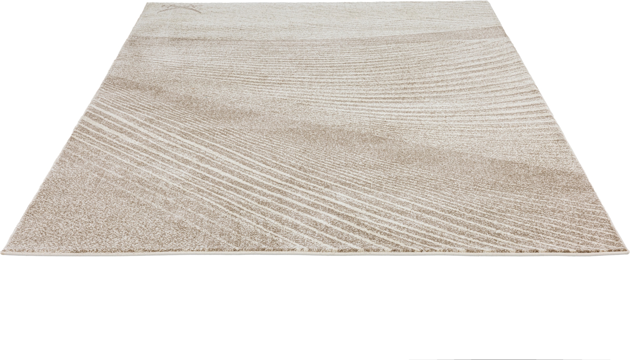 Sansibar Teppich »Heide SA-038« rechteckig 10 mm Höhe modernes Design, Motiv: gekreuzte Säbel, Wohnzimmer