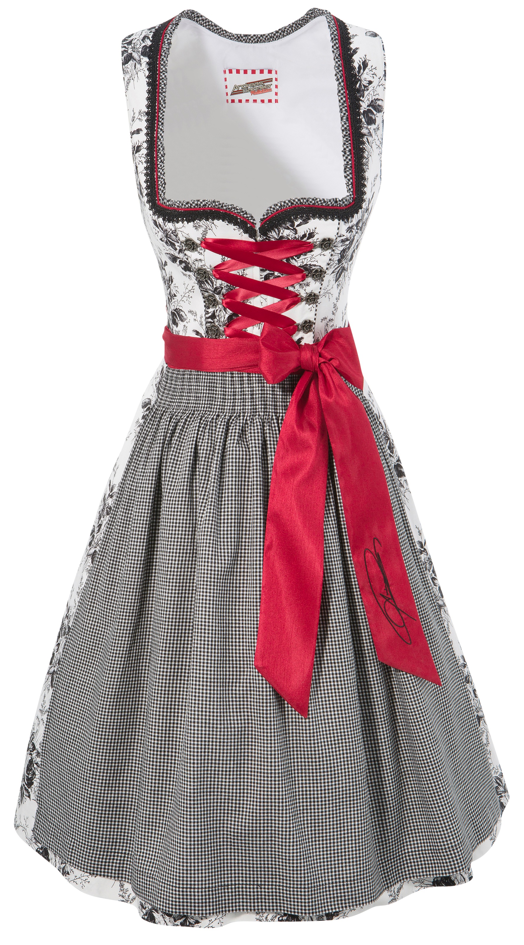 Andreas Gabalier Kollektion Dirndl, (2 tlg.), mit Andreas Gabalier Autogramm auf dem Schürzenband