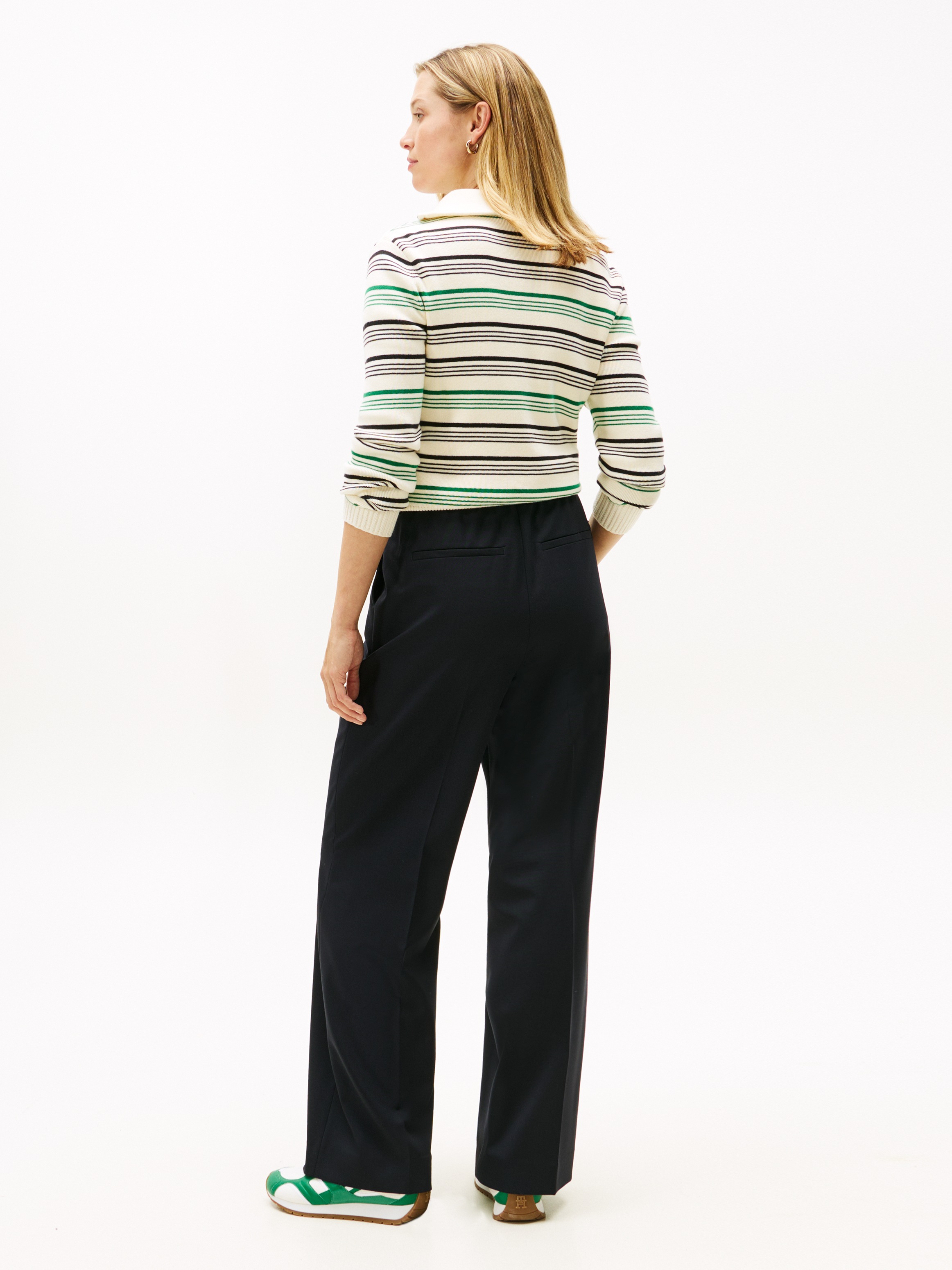 Tommy Hilfiger Anzughose »TIMELESS WOOL WIDE LEG PANT«  mit Wolle