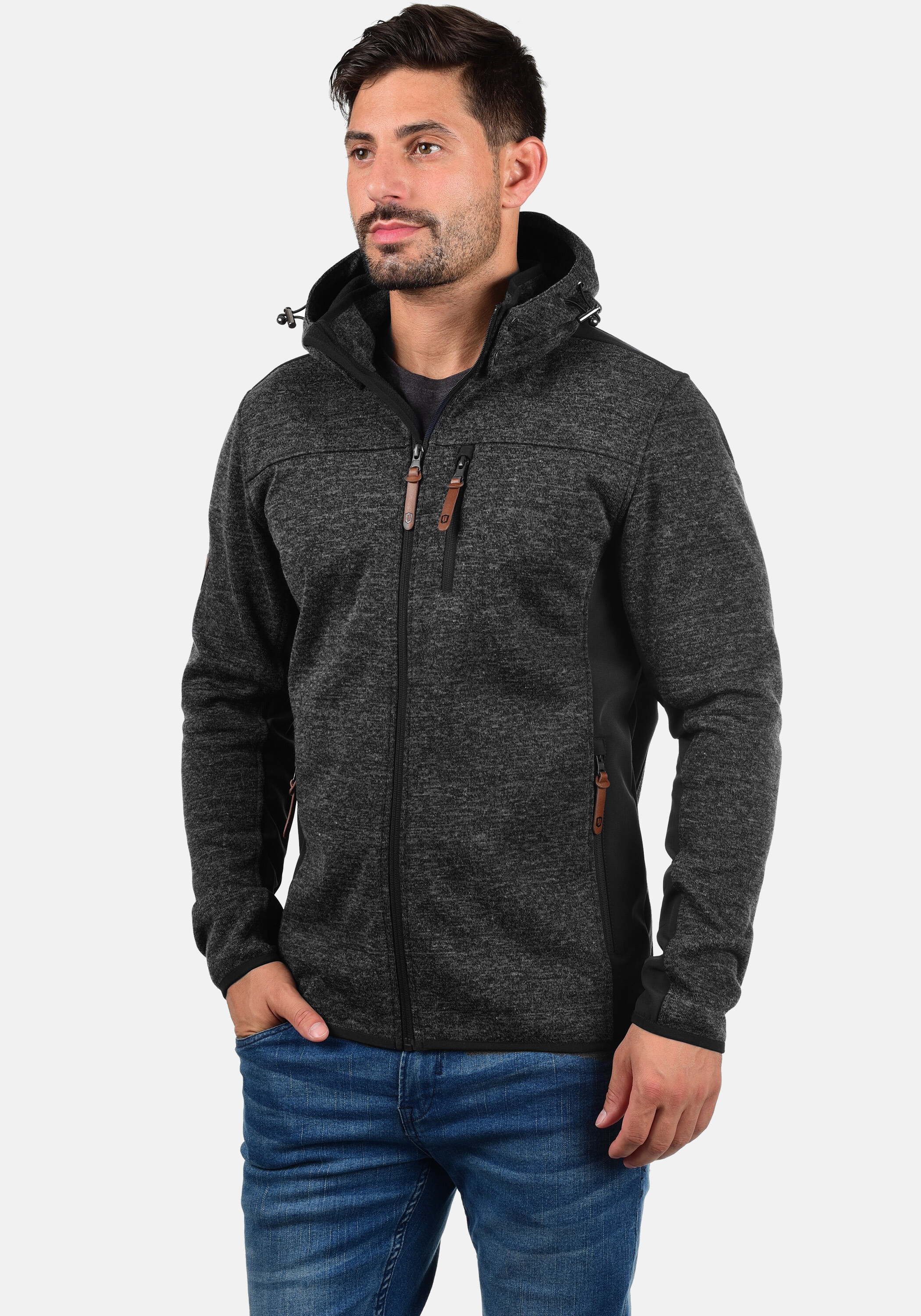 Indicode Kapuzenfleecejacke »Sweatjacke IDGrosvenor«