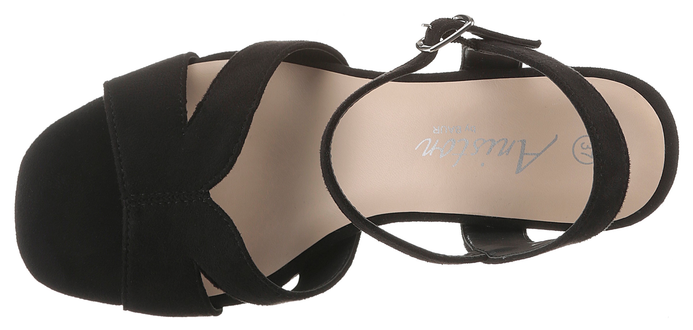 Aniston SHOES High-Heel-Sandalette, Sommerschuh, Abendsanale, Plateau - NEUE KOLLEKTION