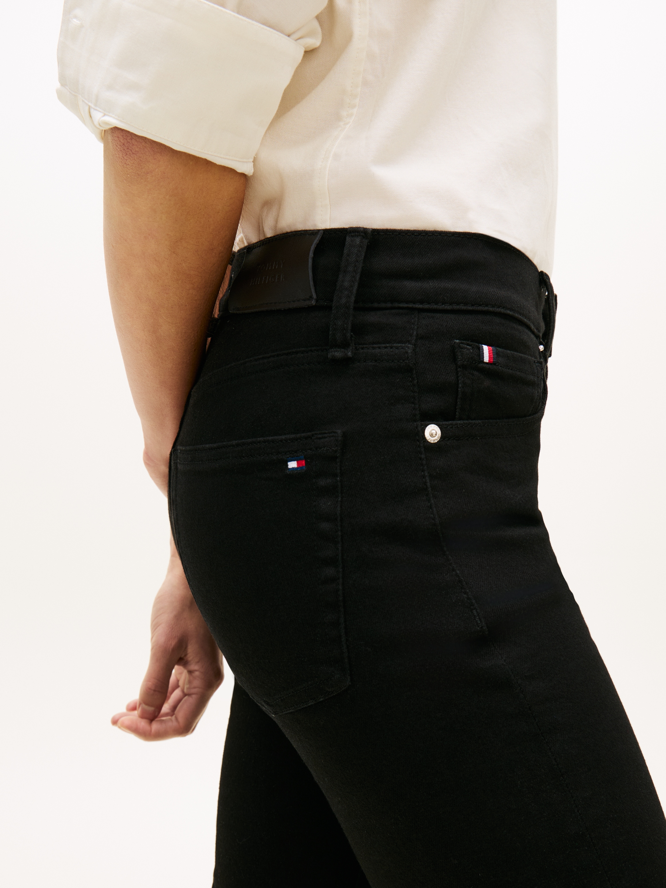 Tommy Hilfiger Bootcut-Jeans »FINN FLARE RW« Baumwoll-Mix mit Stretch, Mid Rise
