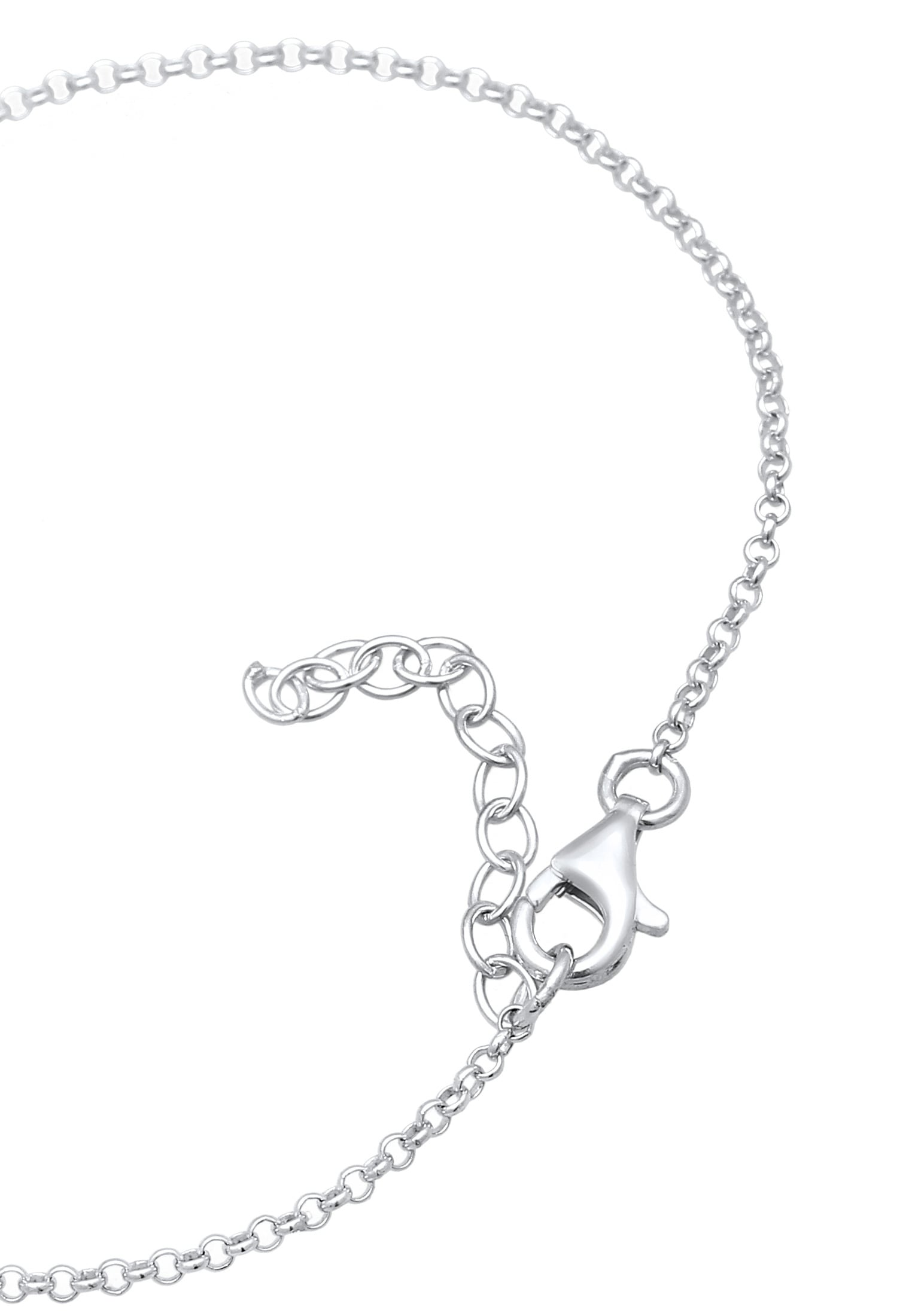 Elli Armkette »Armband Herz Anhänger Symbol Liebe 925 Silber«