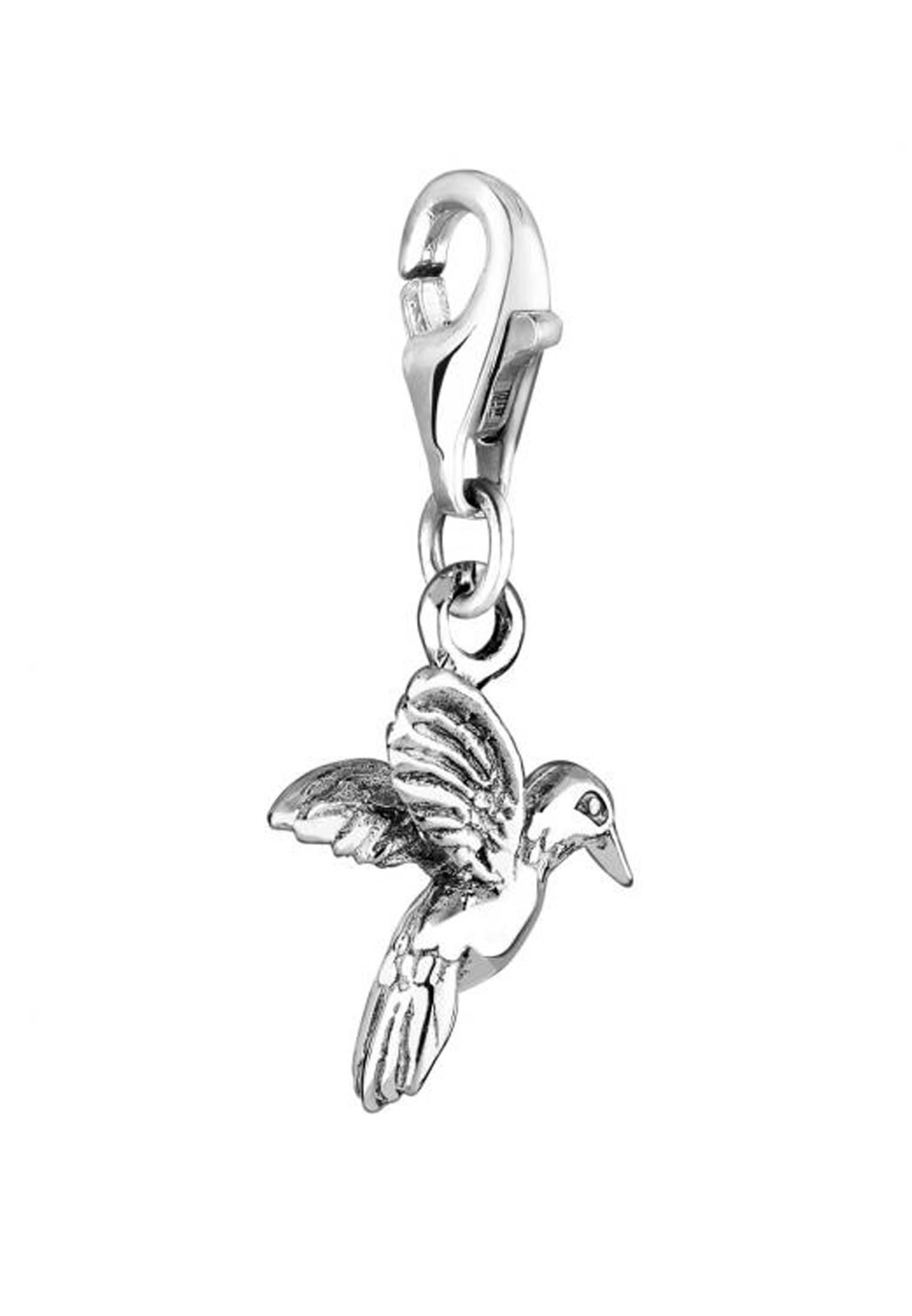 Nenalina Charm-Einhänger »Charm Anhänger Kolibri Vogel 925 Silber«