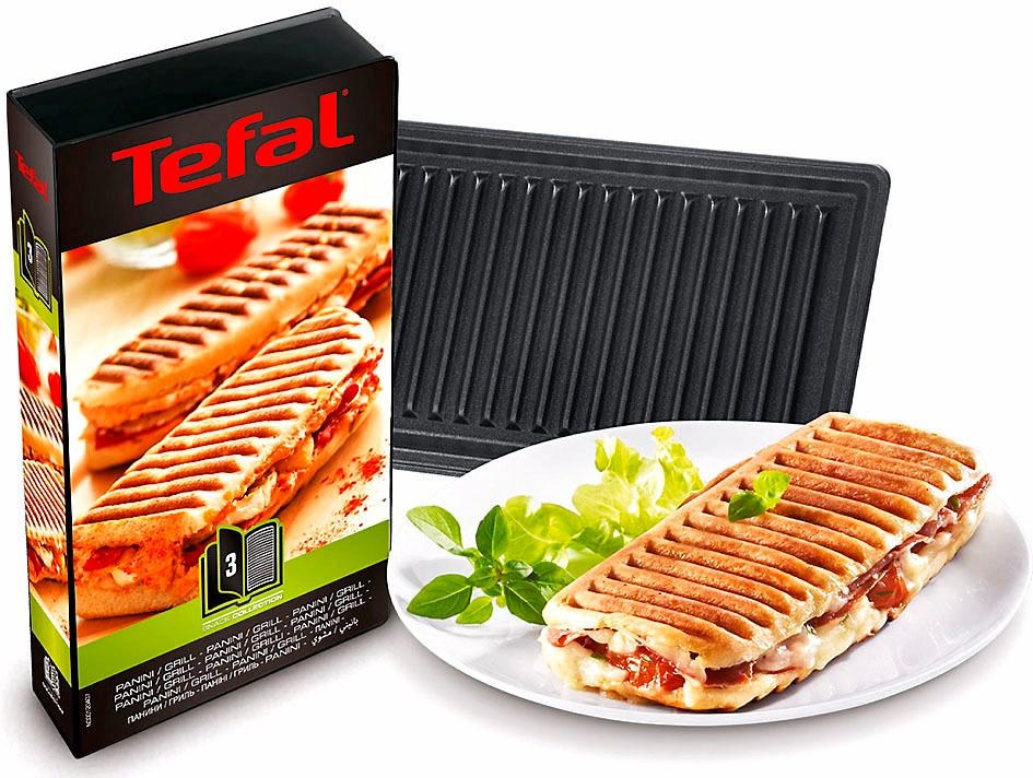 Paniniplatten »XA8003«, Metall, passend für Tefal SW852D Snack Collection