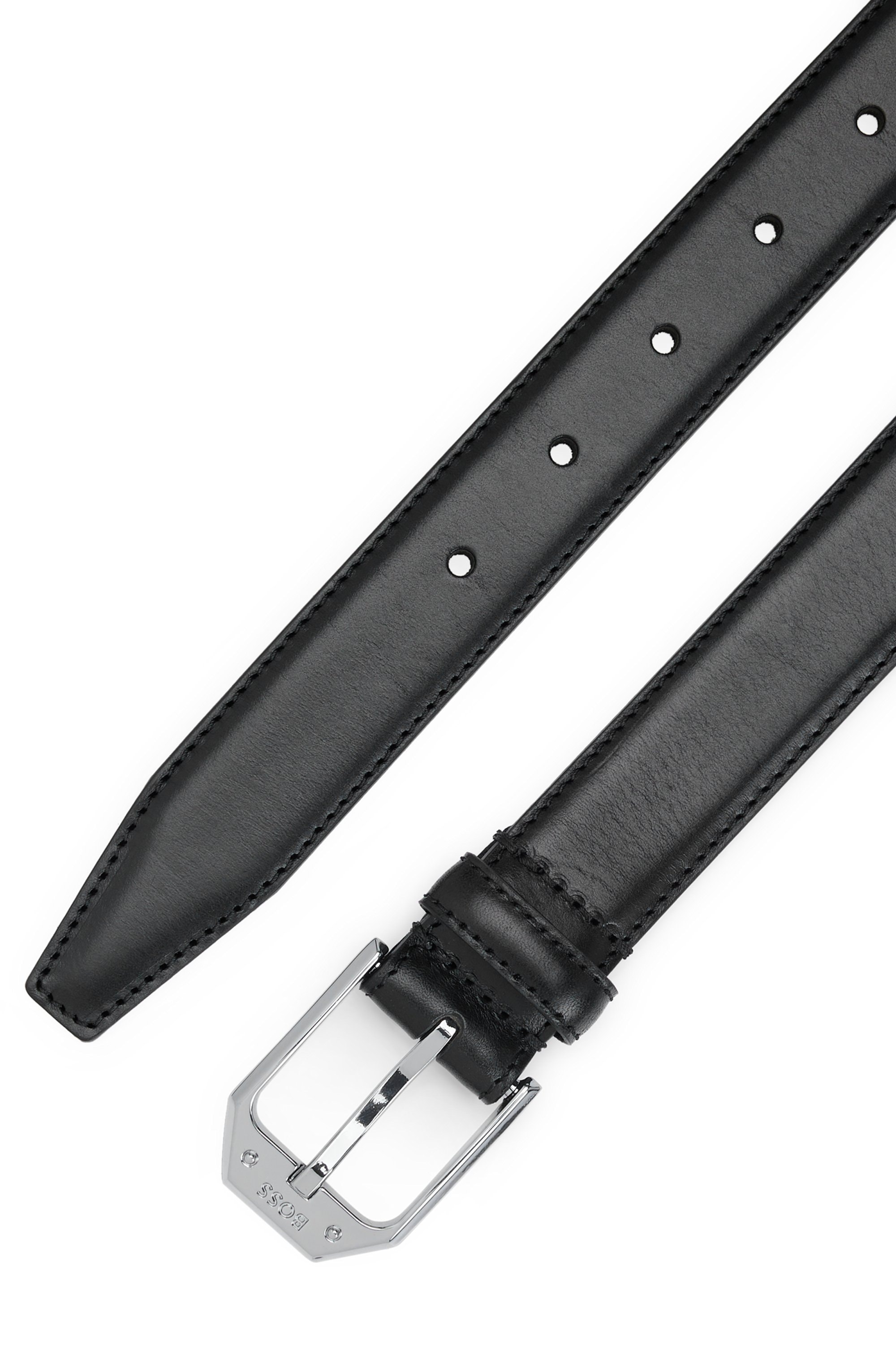 BOSS Ledergürtel »Jemio_Sz40«, mit BOSS Schriftzug